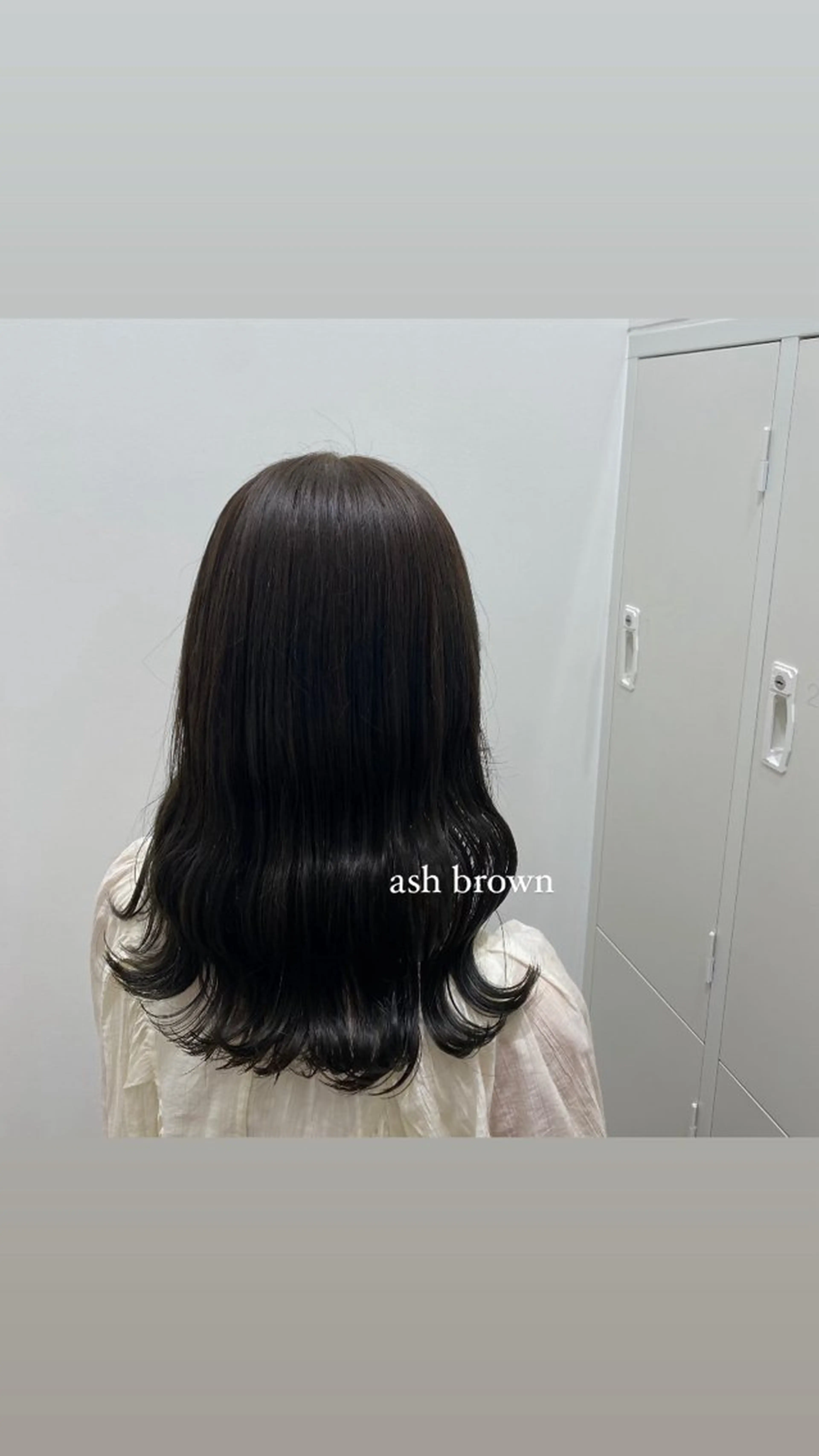 セミロング カラー ヘアカラー Haruka韓国風 似合わせカット♡のヘアスタイル