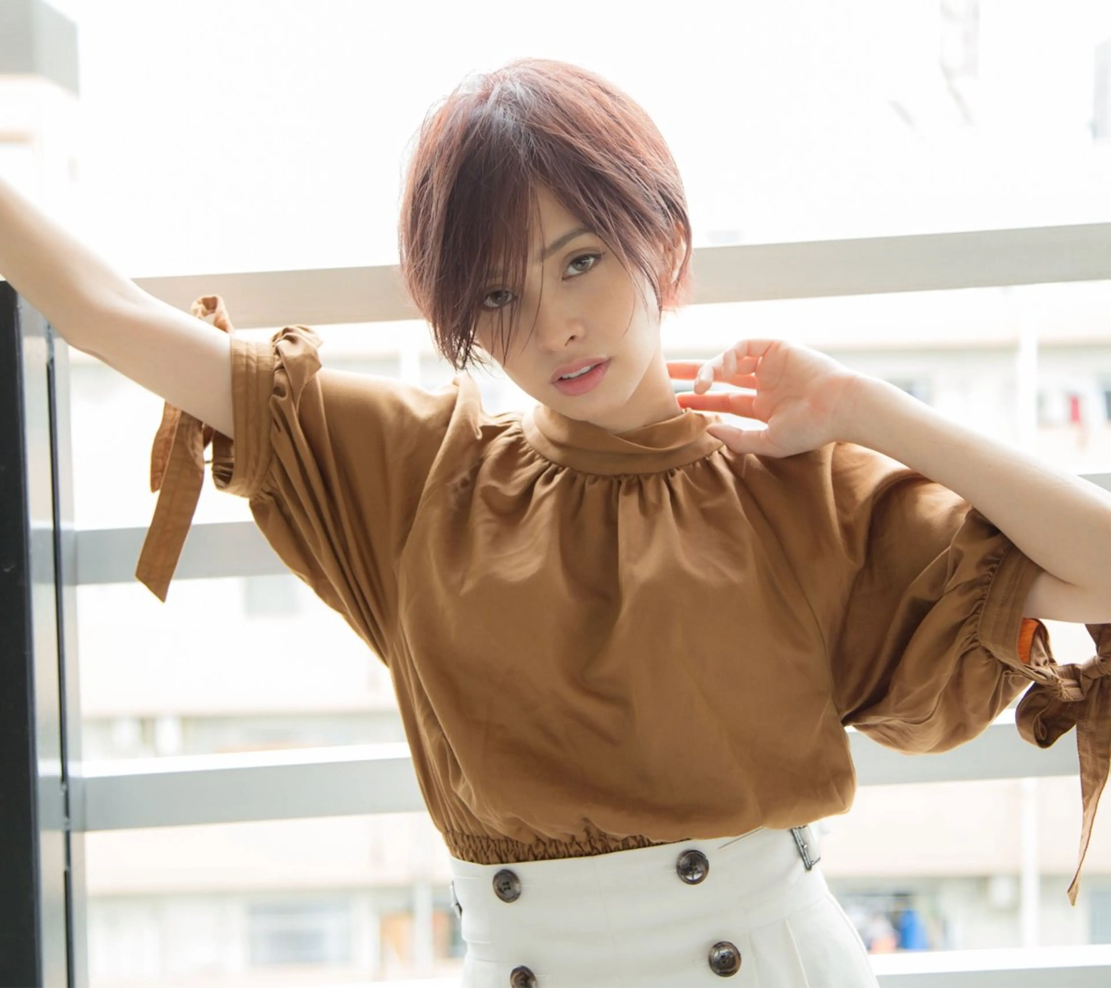 ショート 小顔カット 縮毛矯正 酸性ストレート Glimpse大濠店 髪質改善/福岡大濠のヘアスタイル