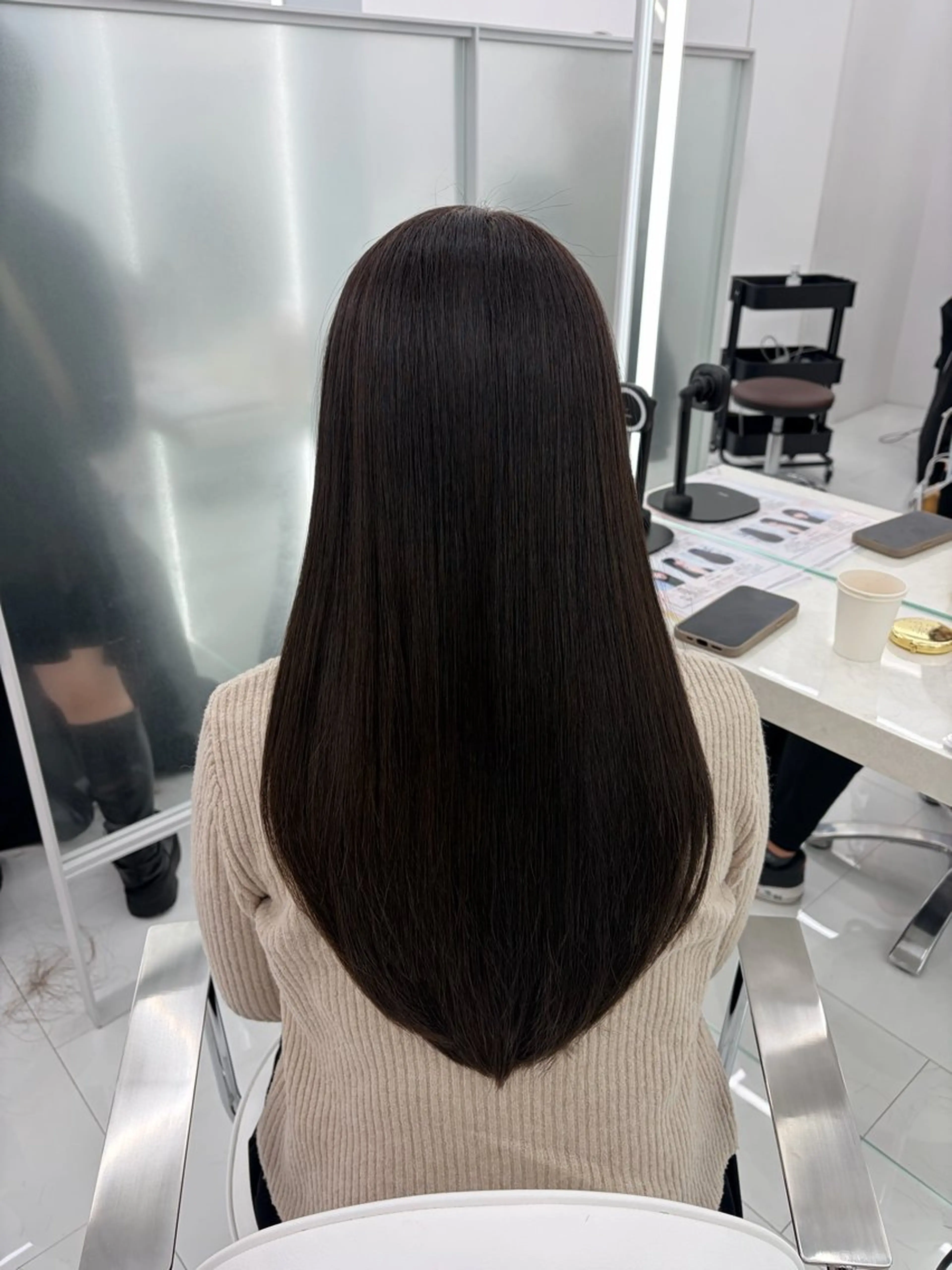 セミロング カラー トリートメント 酸熱トリートメント トリートメント COAPLUS所属・韓国/レイヤー/ 前髪/Asamiのヘアスタイル