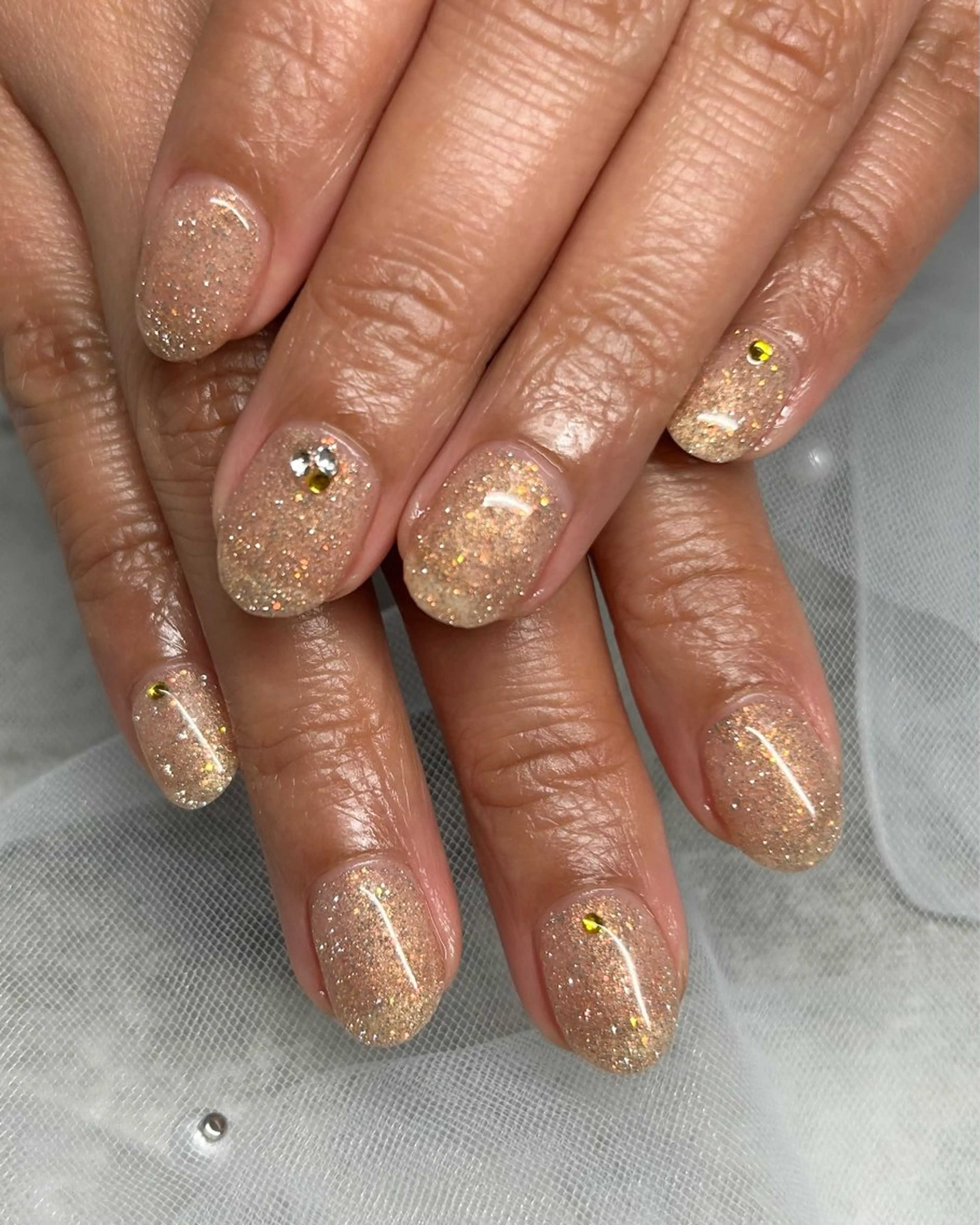 ネイル フラッシュネイル ハンドネイル ten nail salon　かえでのネイルデザイン