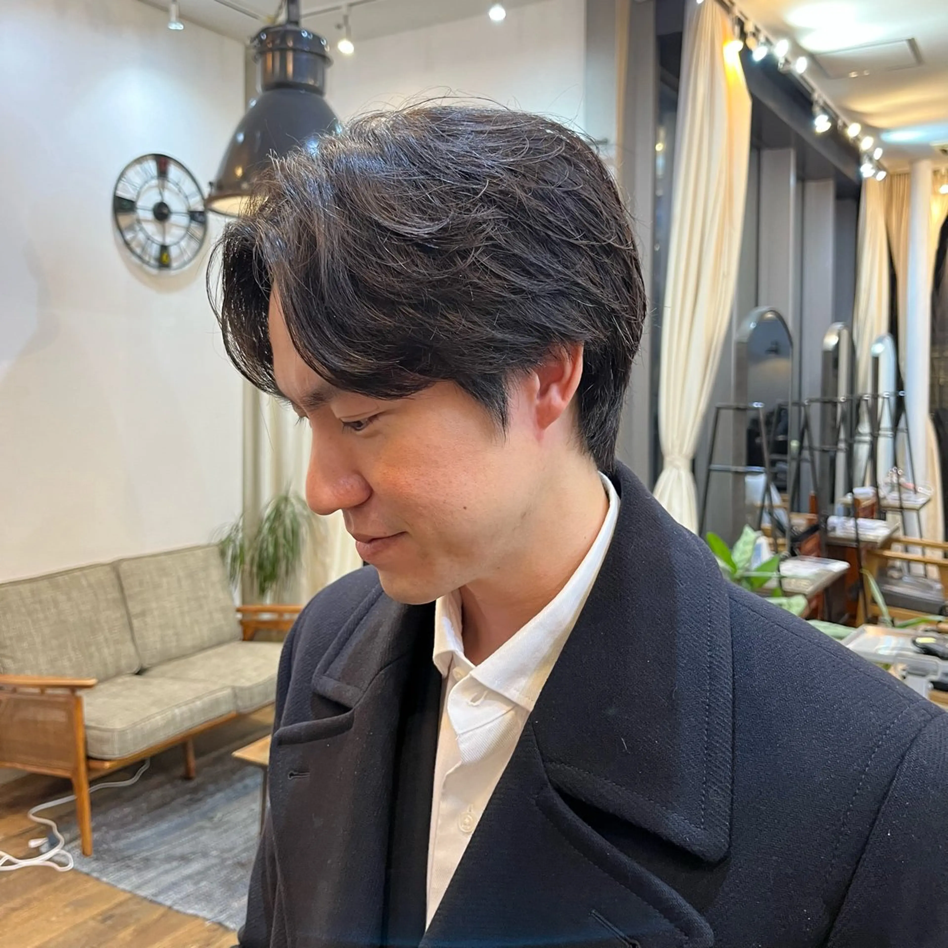 パーマ メンズ センターパート メンズパーマ カット パーマ ✩.*˚こなね /パーマモデル募集中のヘアスタイル