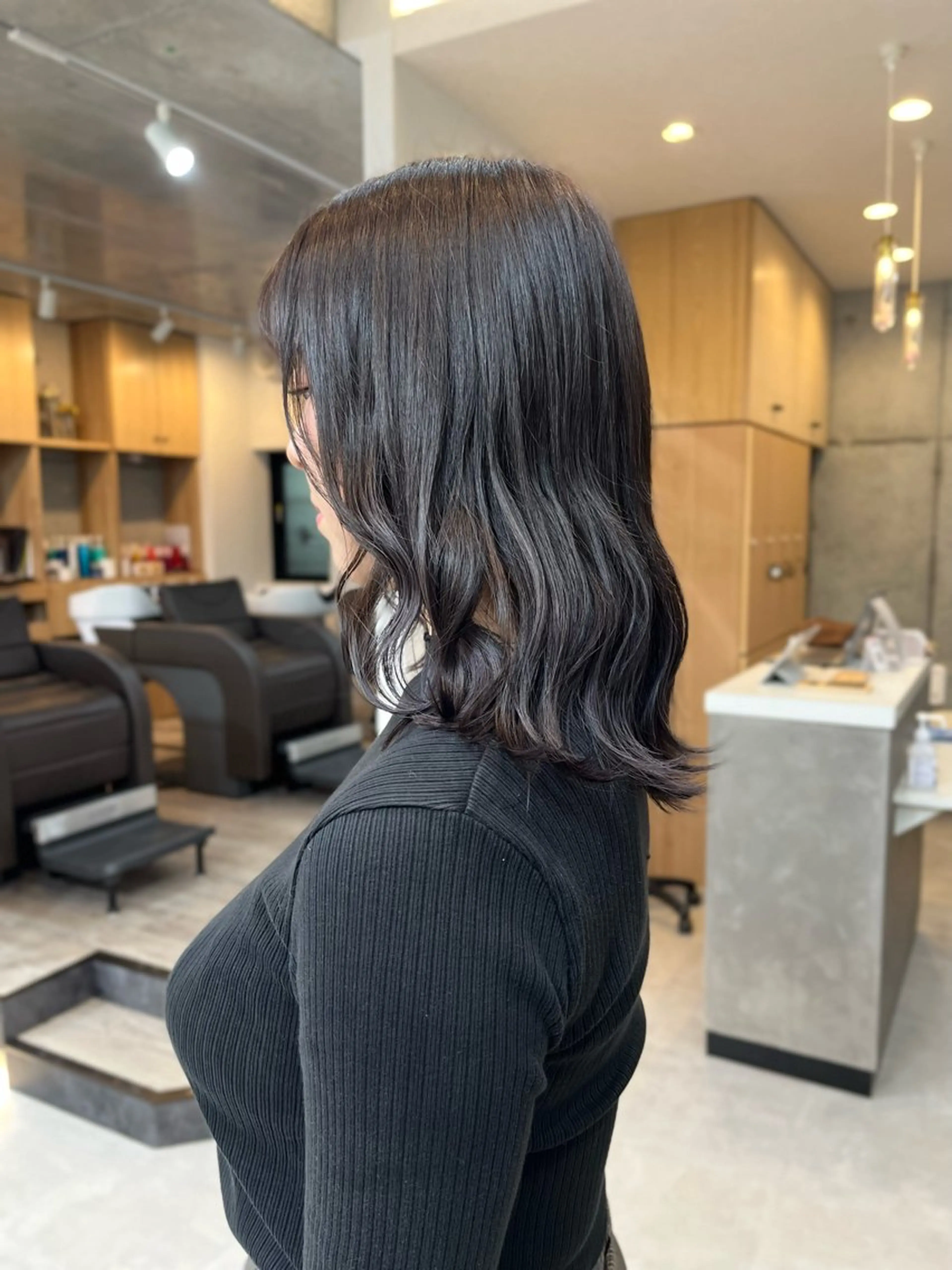 ミディアム mizo /ケアカラー/登戸のヘアスタイル