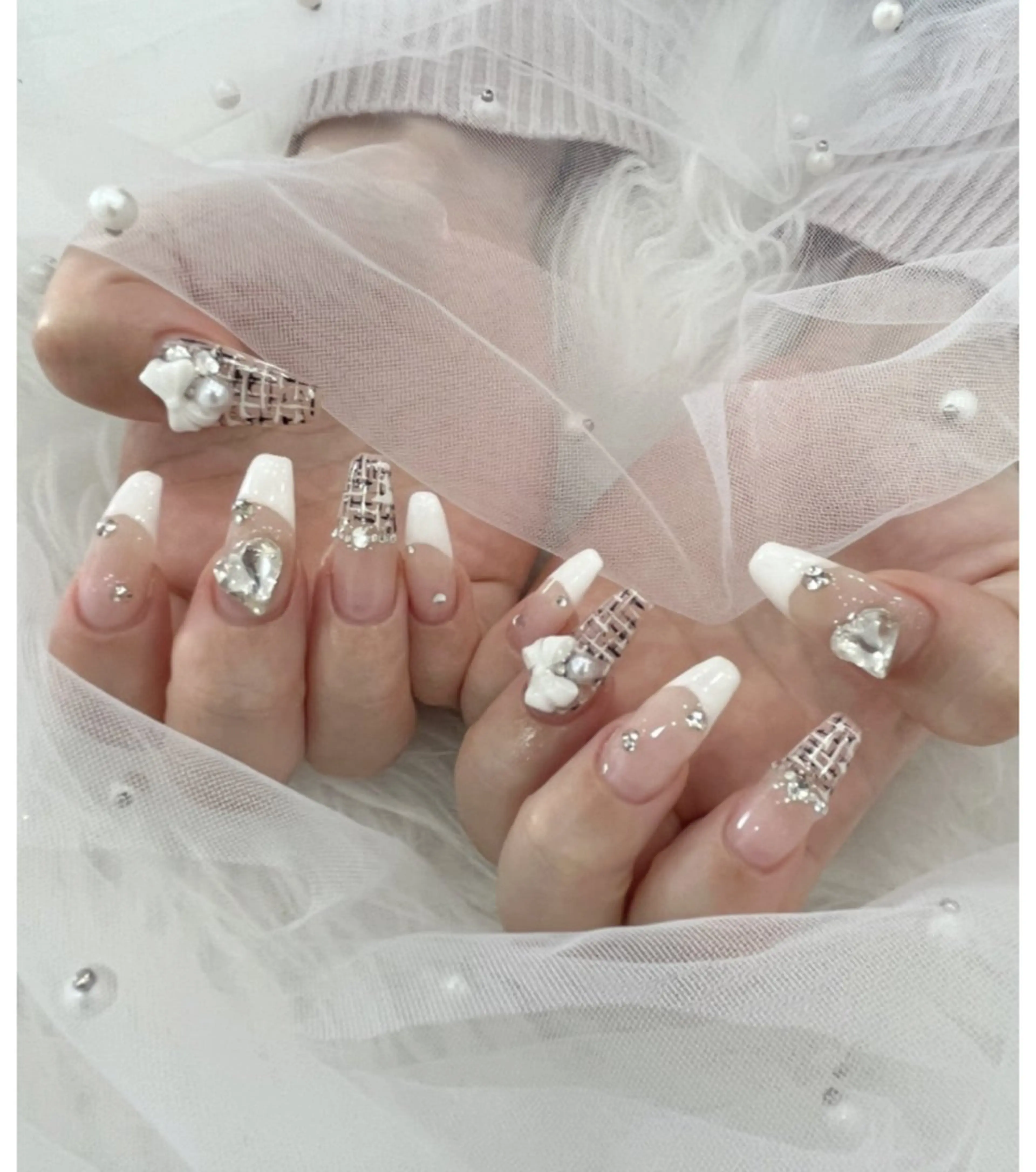 ネイル 長さ出し フットネイル ジェルネイル 韓国ネイル マグネットネイル #Amin所属・#Amin nail salonのネイルデザイン