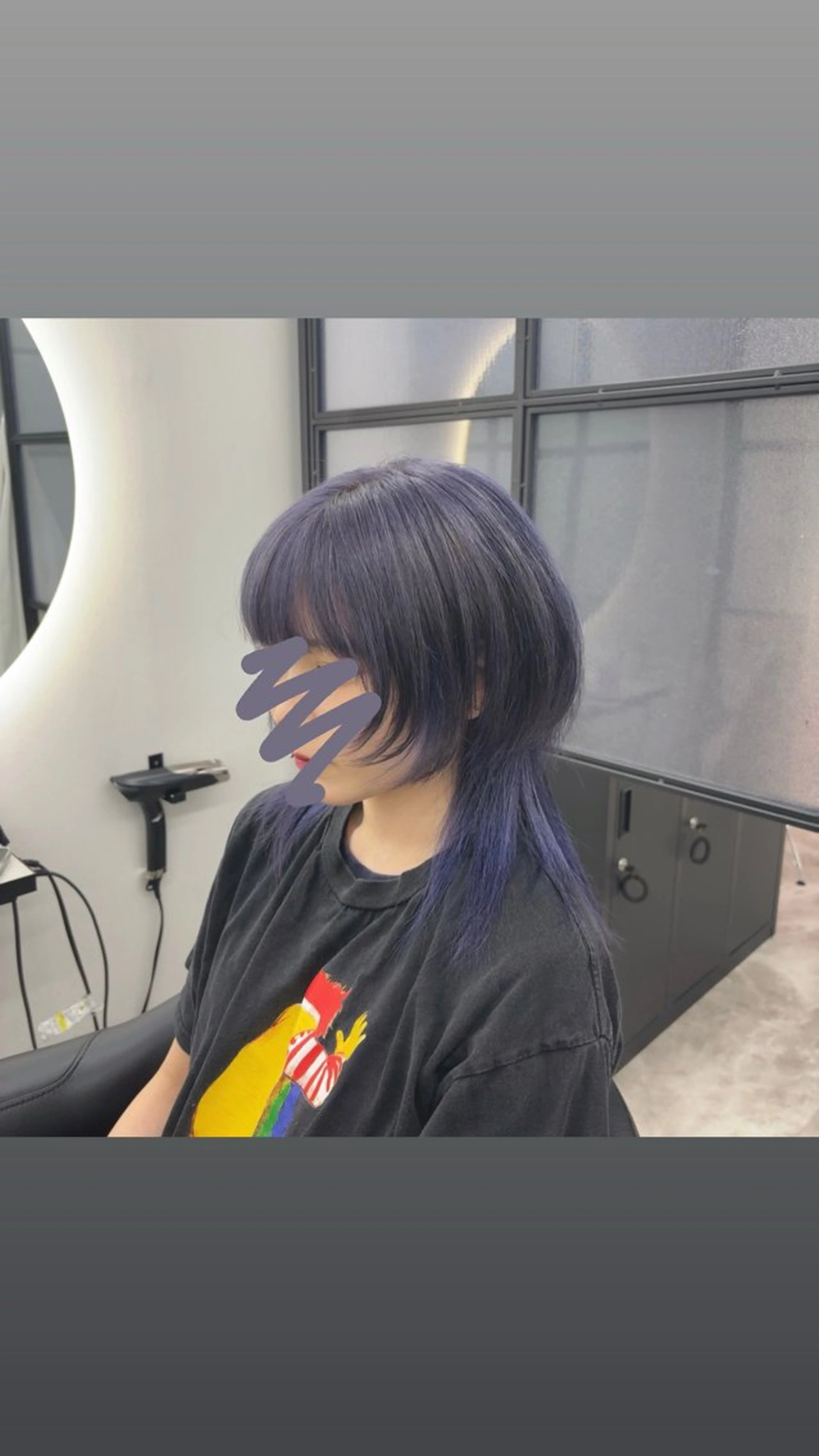セミロング カラー ヘアカラー Ren. 🦋デザインカラーのヘアスタイル