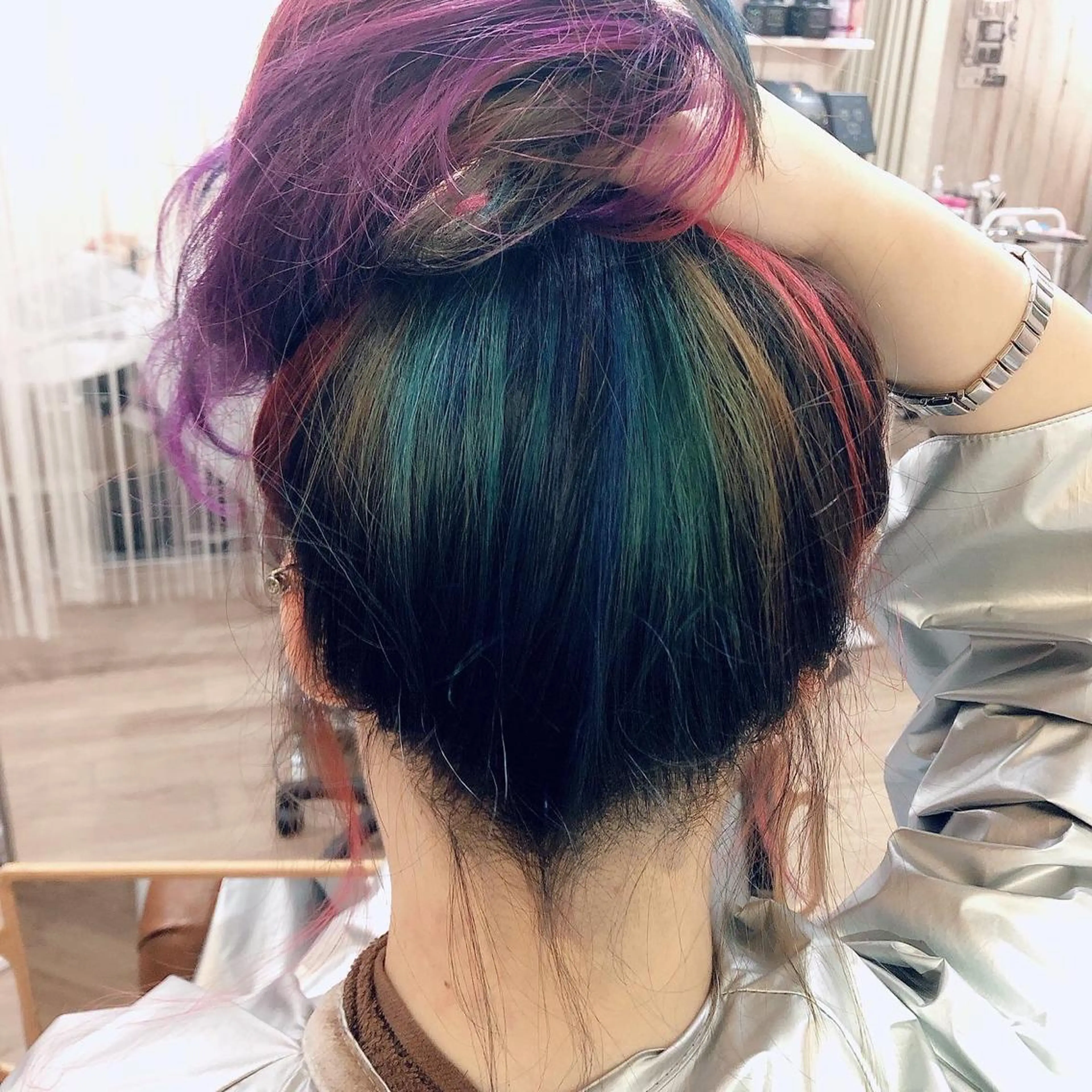 ロング ヘアカラー トリートメント 🐆アンドウ チカコ🦓のヘアスタイル