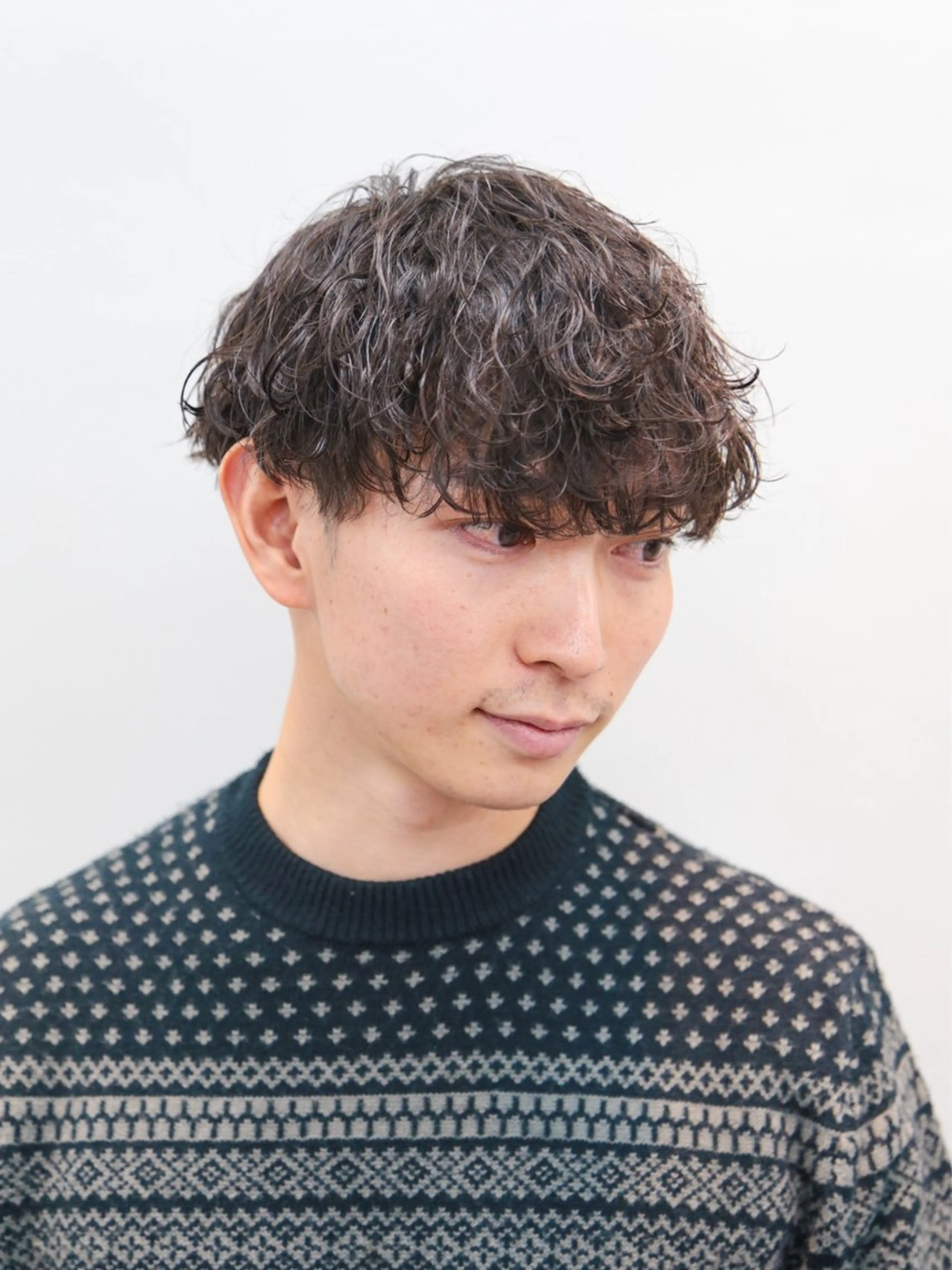 ショート パーマ メンズ カット パーマ メンズパーマ メンズ特化ryoのヘアスタイル