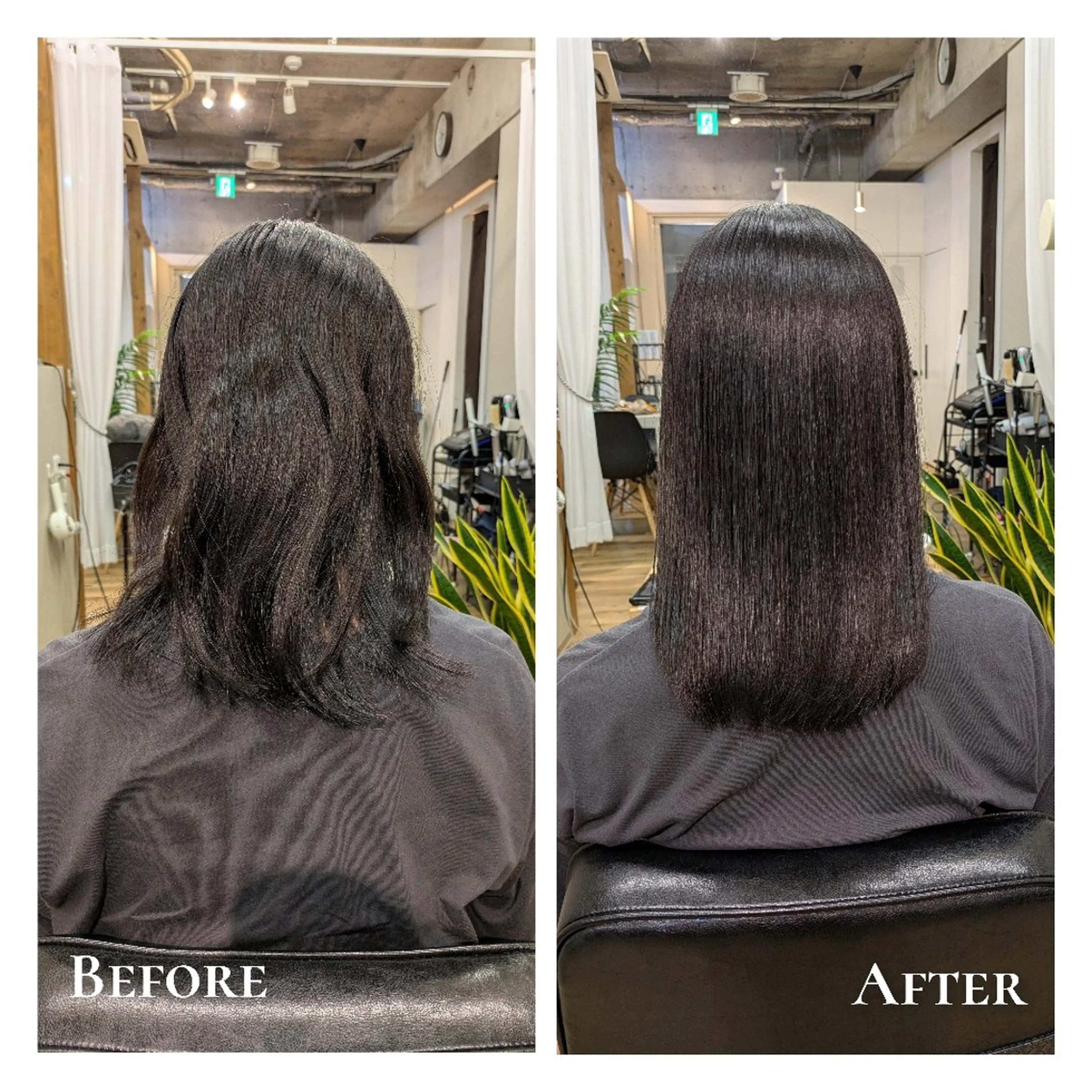 縮毛矯正 トリートメント Cafu hair Tachi所属・有馬 葵のヘアスタイル