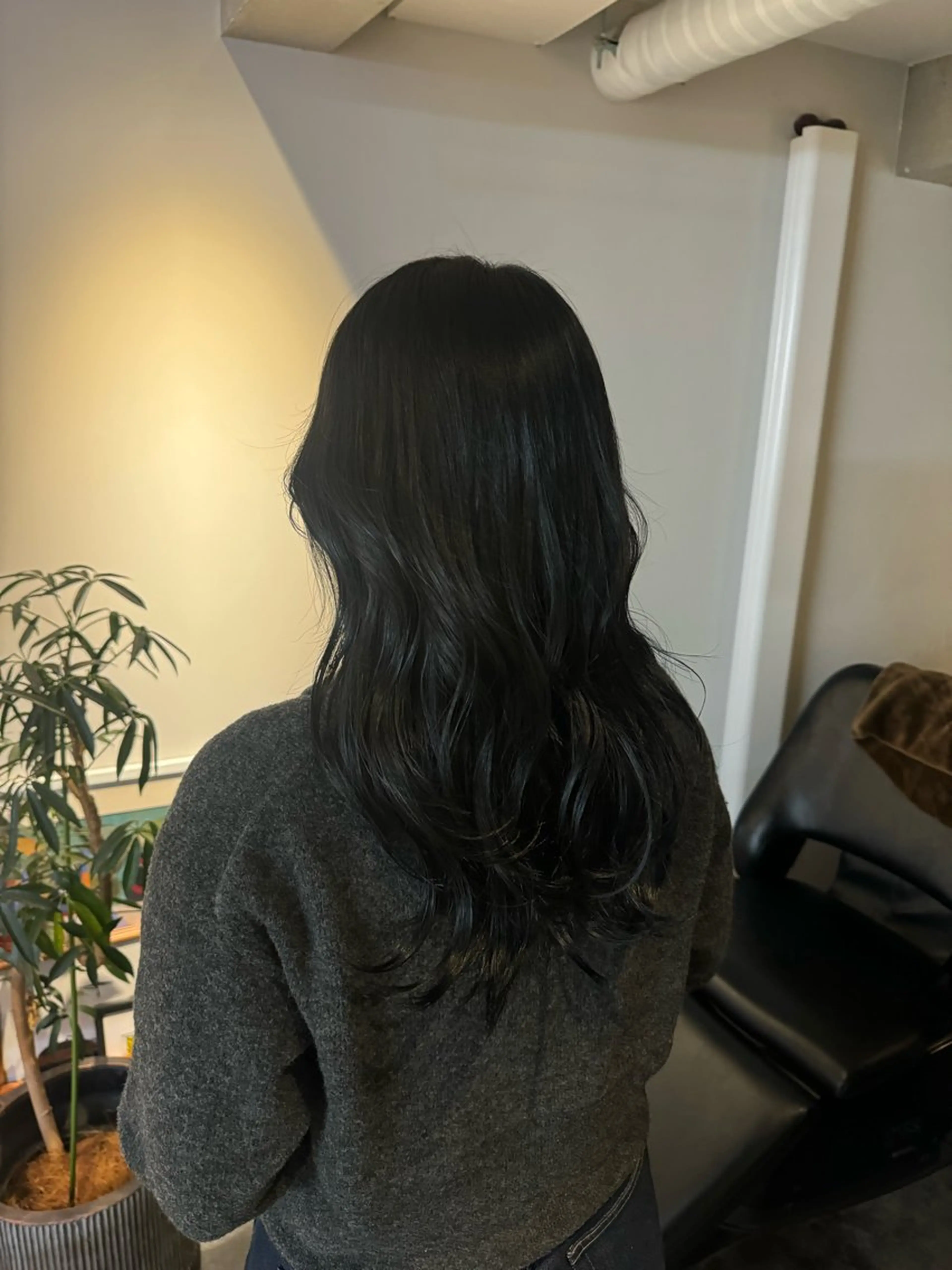 ミディアム ヘアカラー トリートメント 松田 じゅりなのヘアスタイル