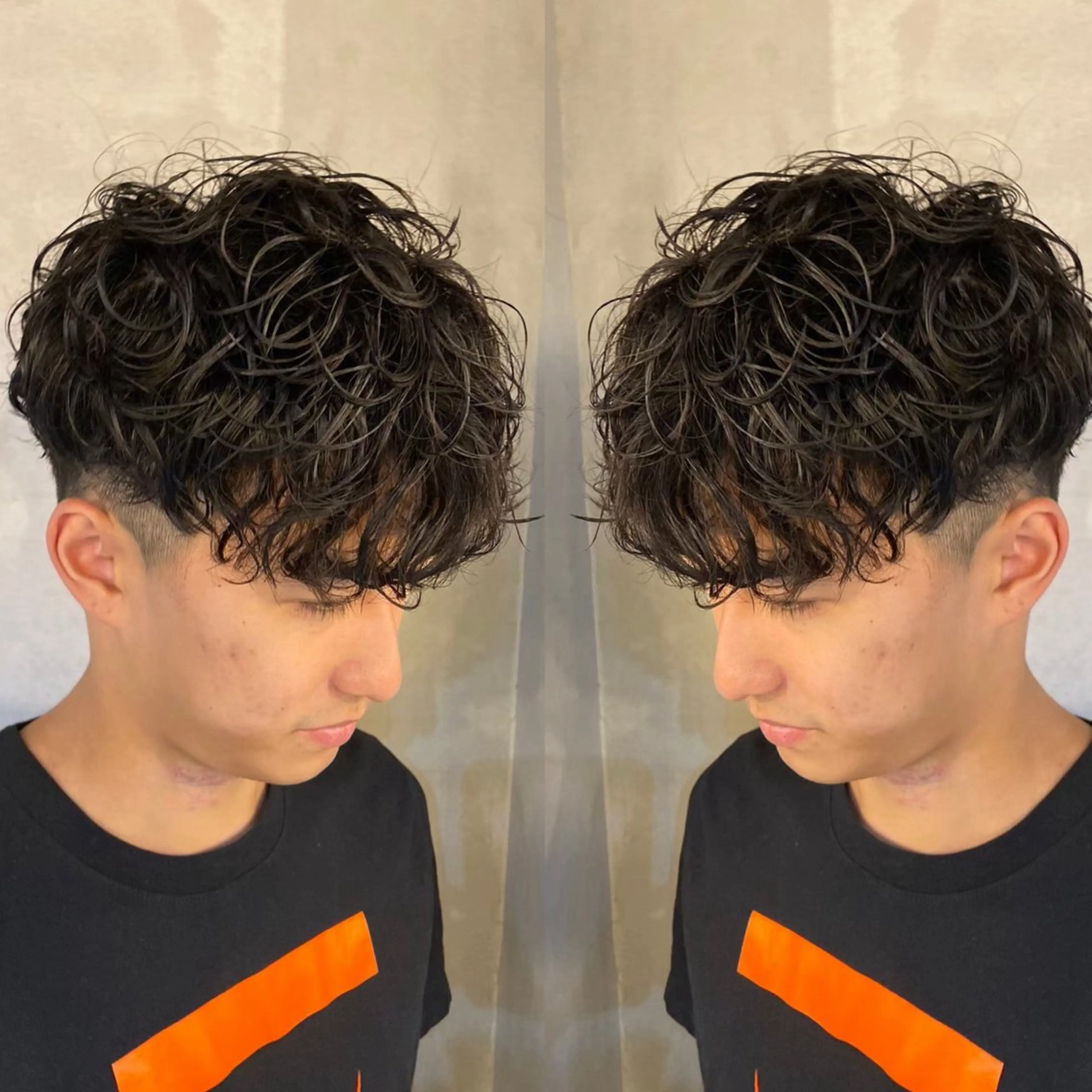 パーマ メンズ ショート/スパイキー /メンズパーマ/結希のヘアスタイル