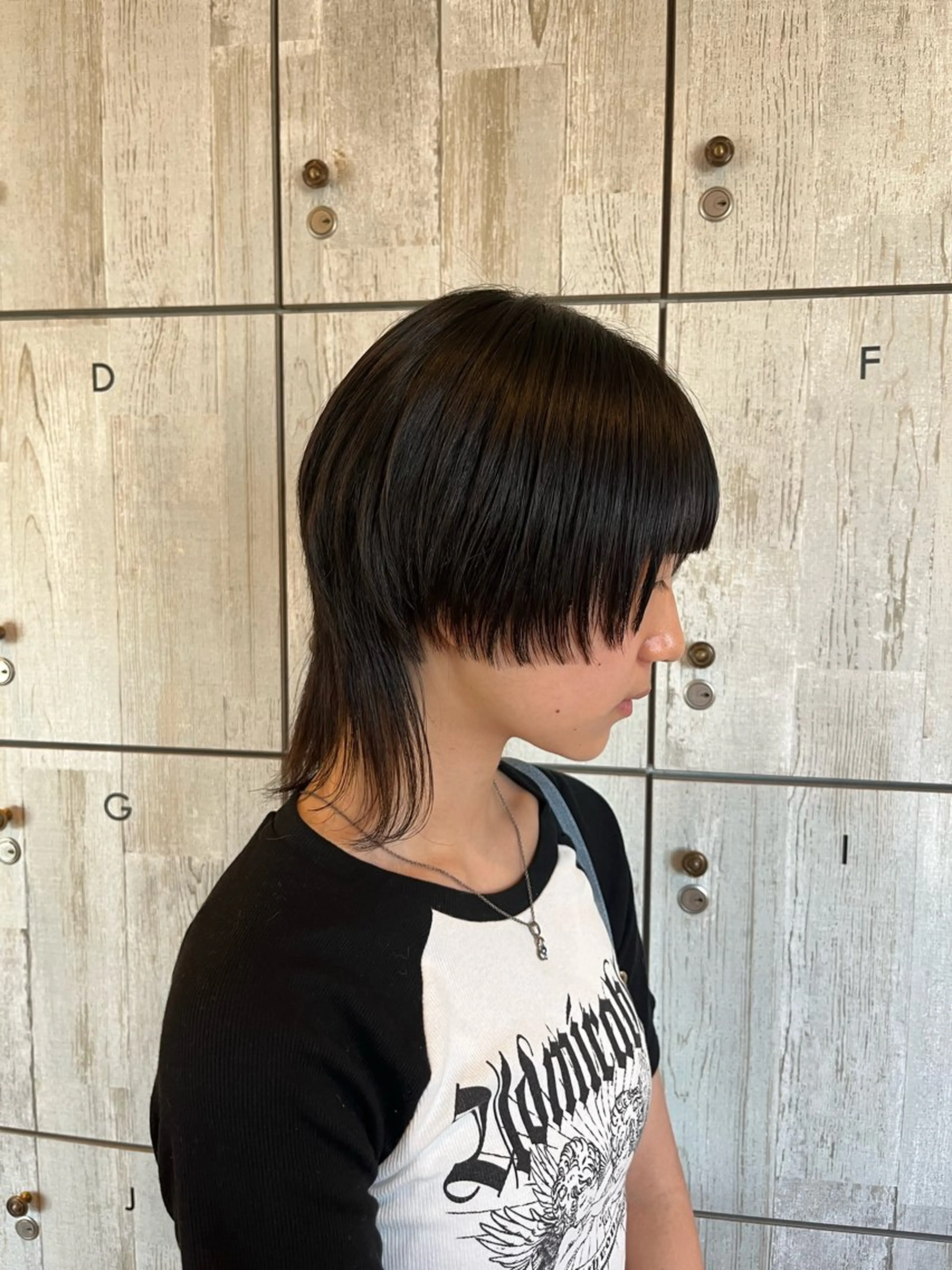 ミディアム ウルフカット 顔まわり/オフィス カラー/青栁優🔆のヘアスタイル
