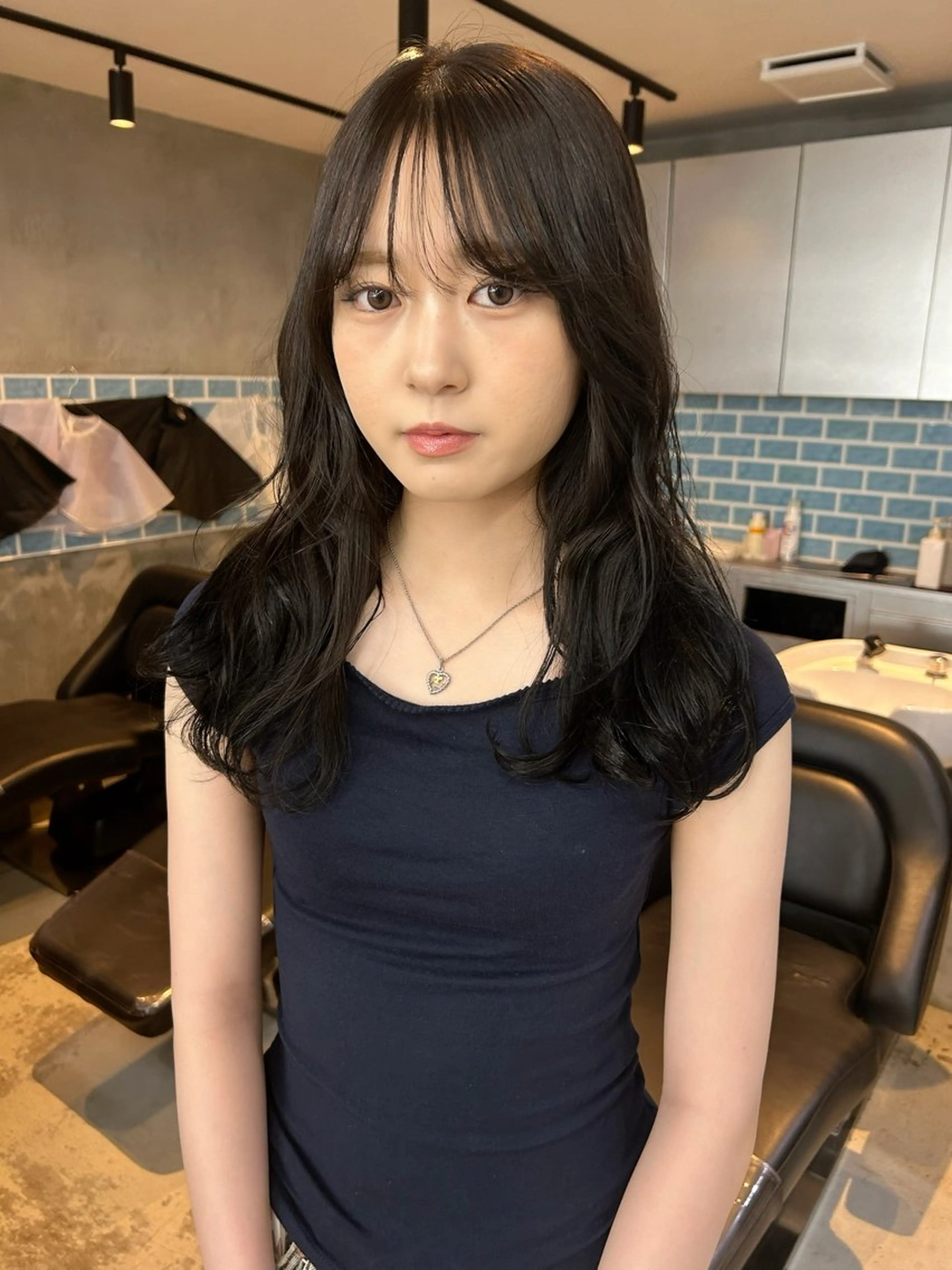 ロング カラー パーマ ヘアカラー トリートメント VIE表参道所属・艶感カラー/縮毛 矯正/りょお🫧のヘアスタイル