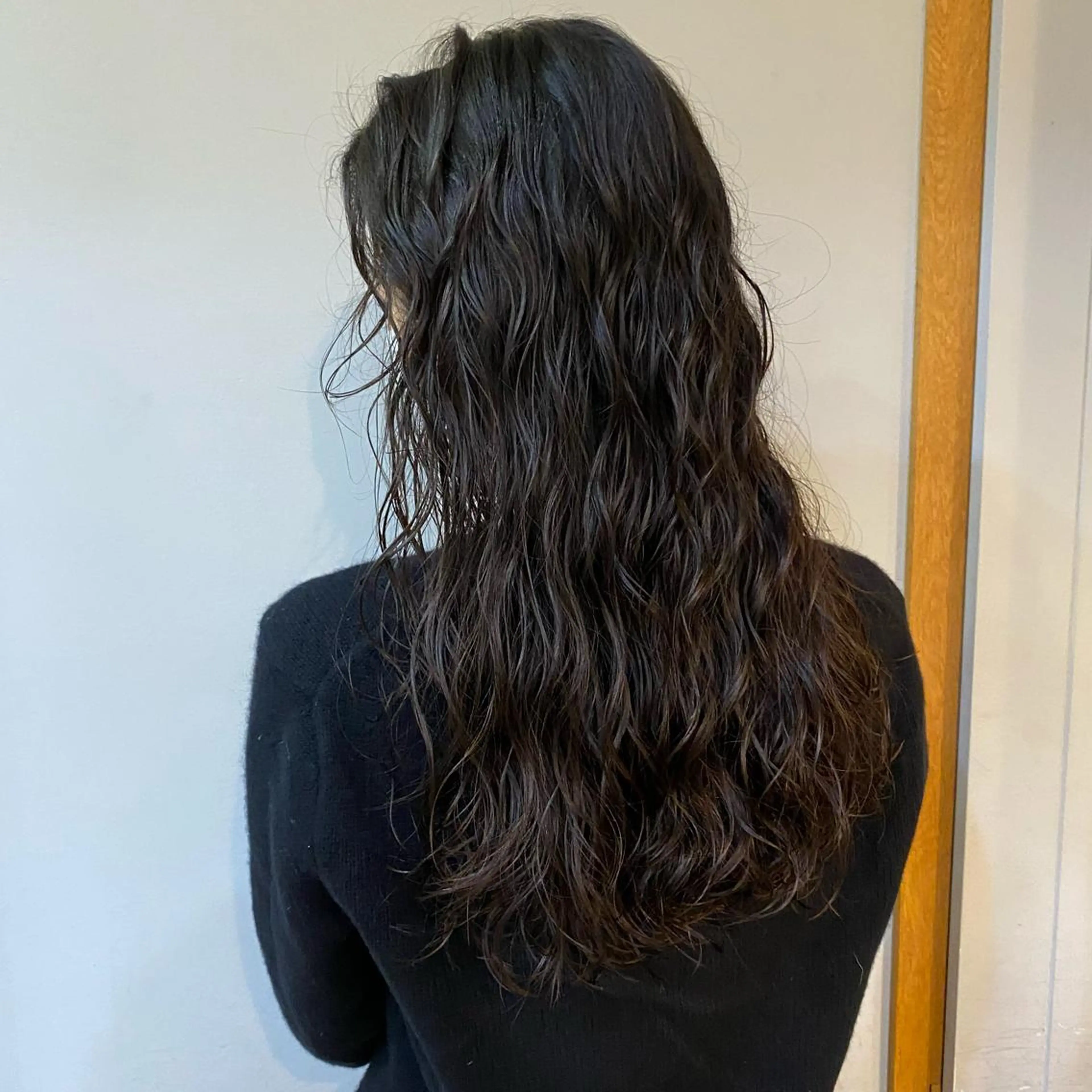 ロング パーマ 店長　ショート& パーマ　坂本のヘアスタイル