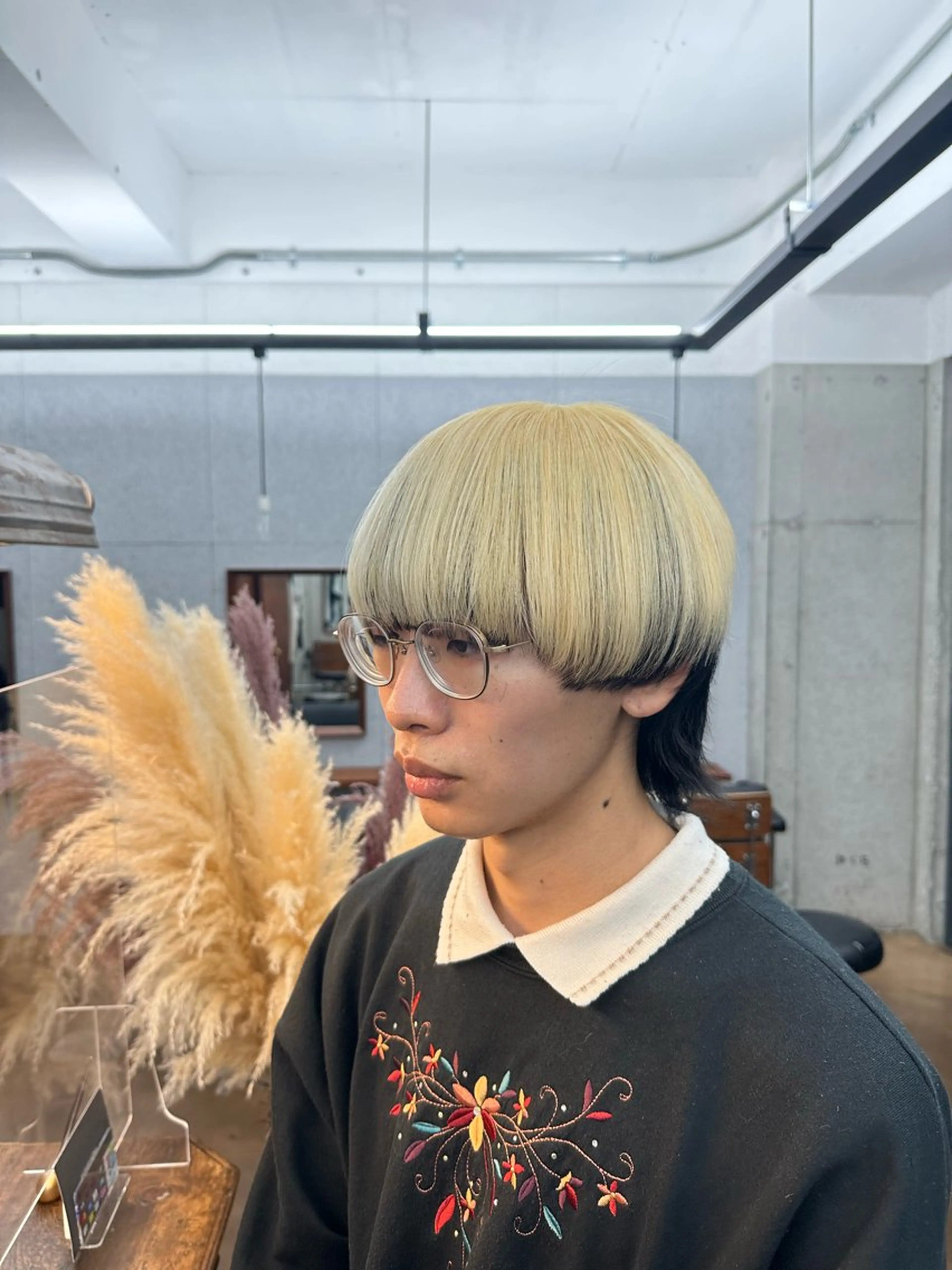 メンズカット+Wカラーの写真