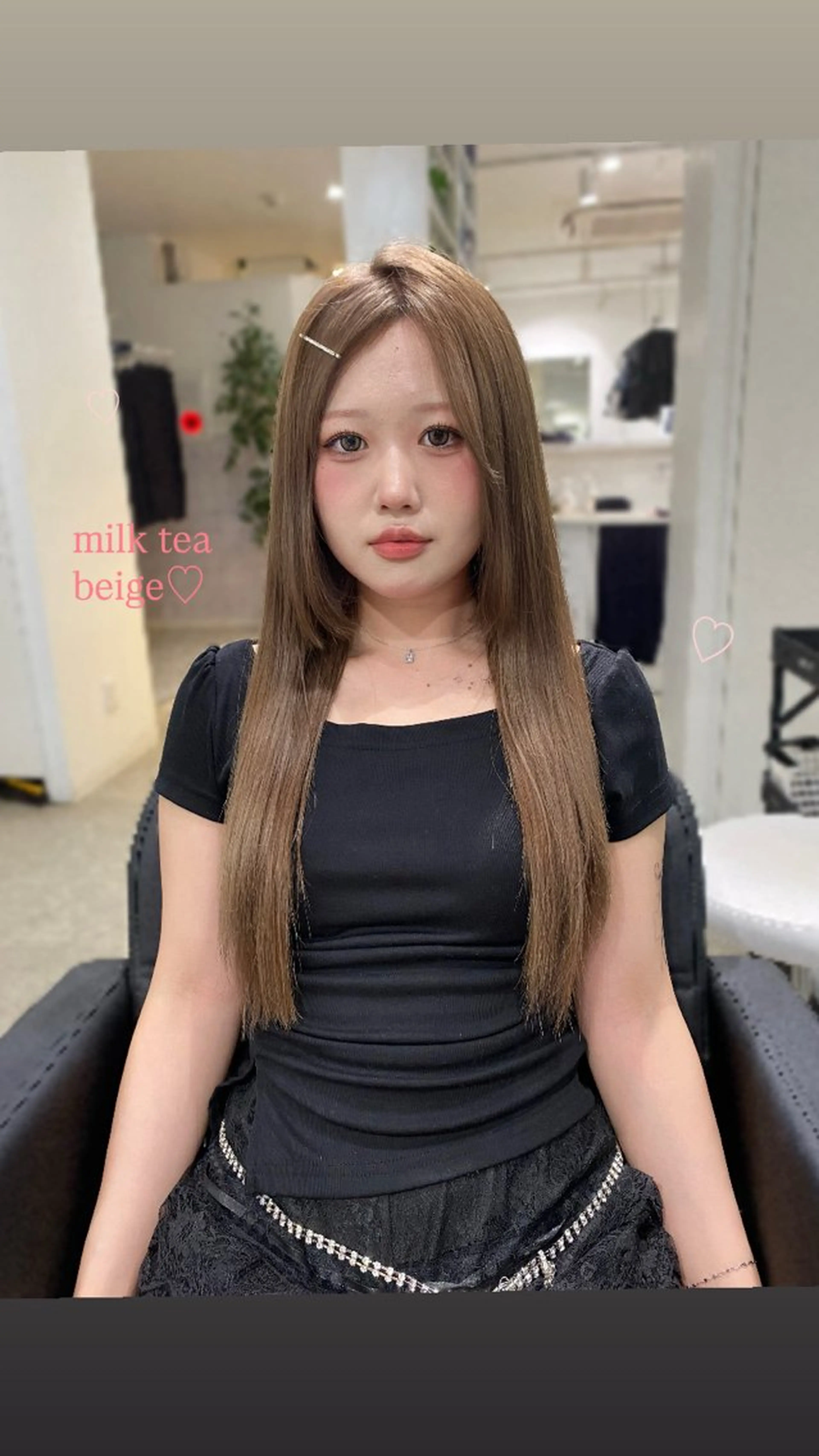 カラー ヘアカラー AO所属・RISAKO 艶髪モテヘア🎀府中のヘアスタイル