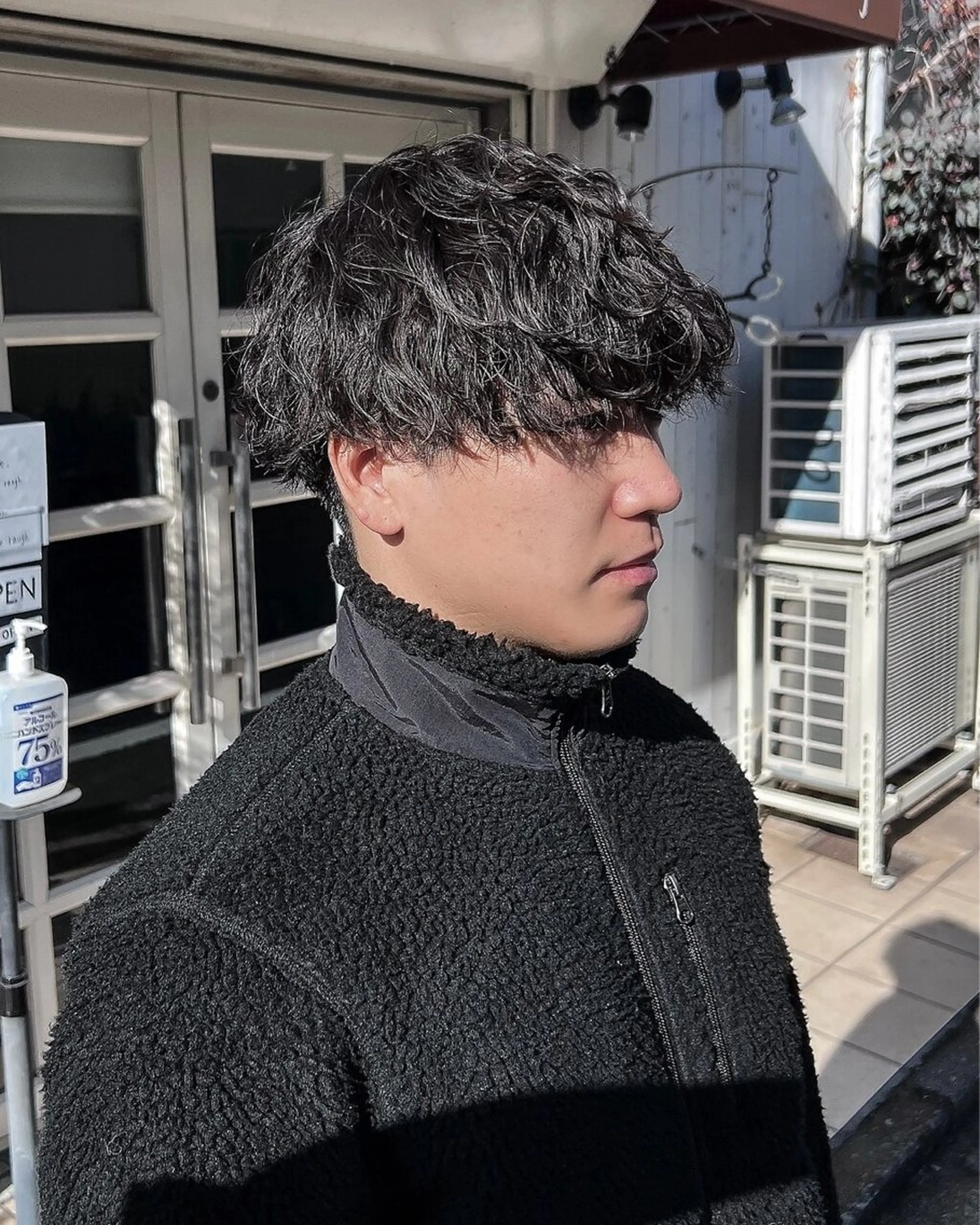 ミディアム パーマ メンズ 波巻きパーマ カット パーマ homme, famille raugh【オム・ファミーユ・ラグ】所属・【メンズ特化】パーマ /マッシュ/たいちのヘアスタイル