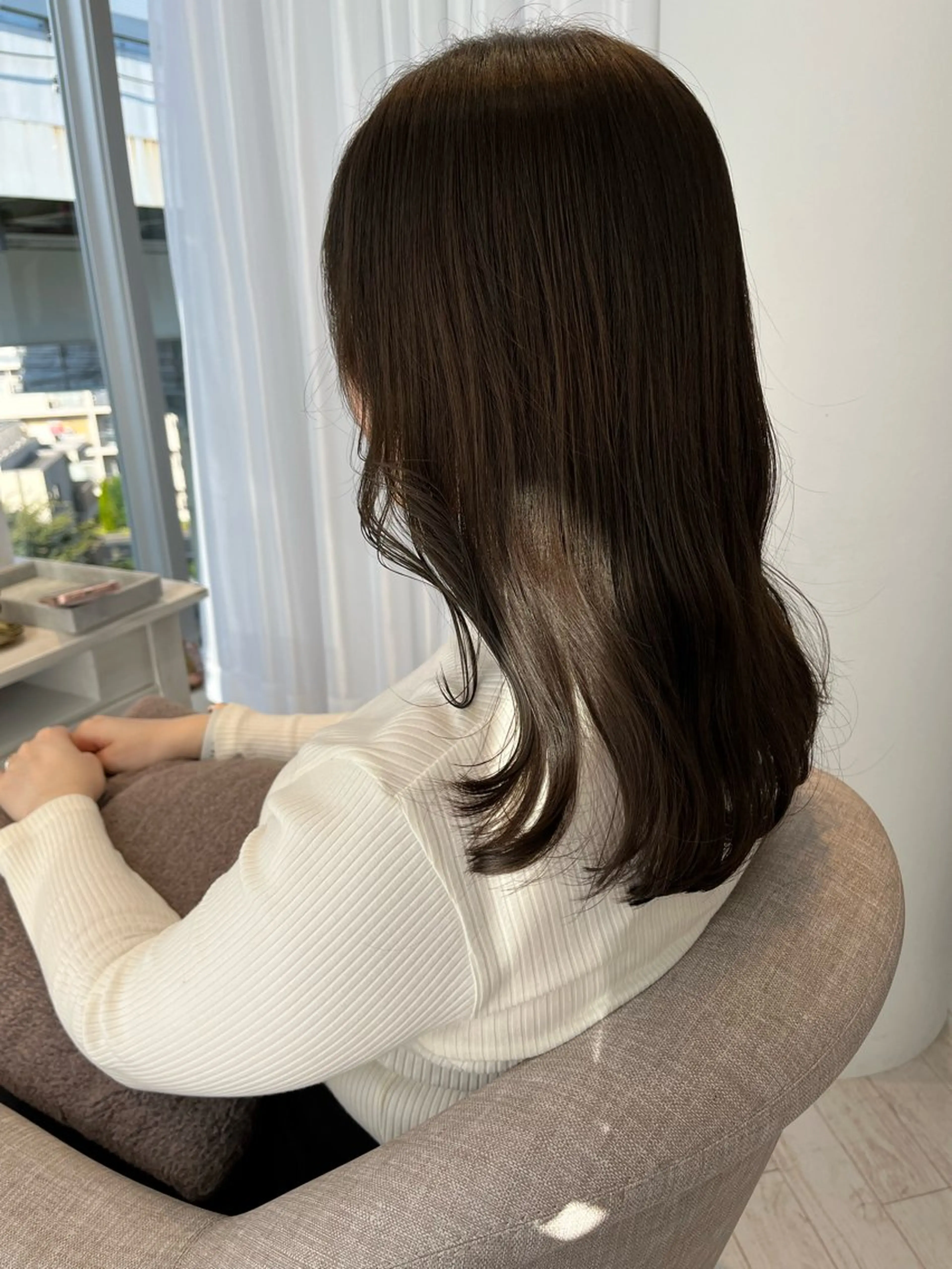 セミロング ボブ/レイヤー/ 茉莉花のヘアスタイル