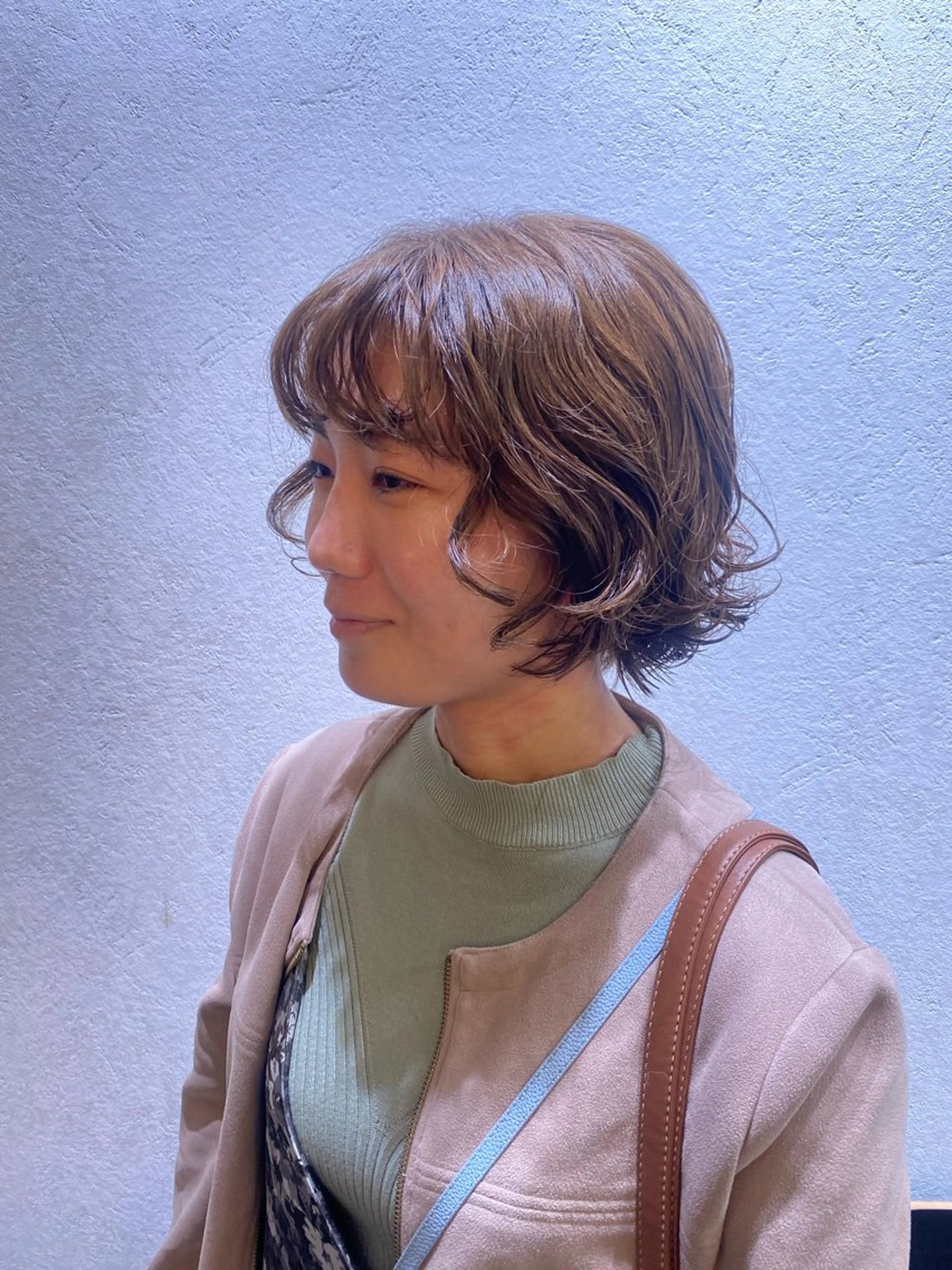 ミディアム カット パーマ 🖤🌀くるくる パーマ🌀🖤ayaのヘアスタイル