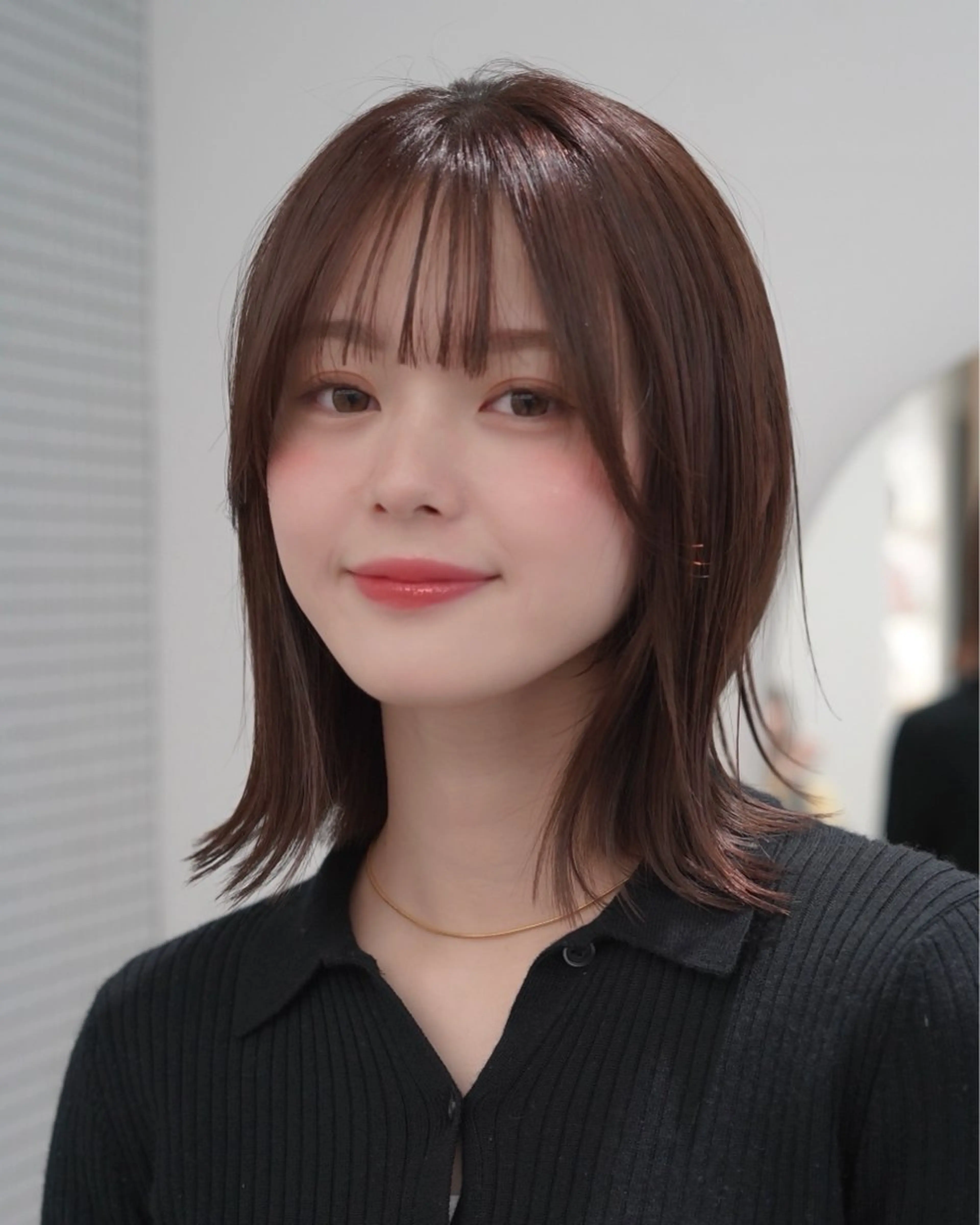ミディアム カラー カット ヘアカラー レイヤーカット/ くびれヘア佐藤大空のヘアスタイル