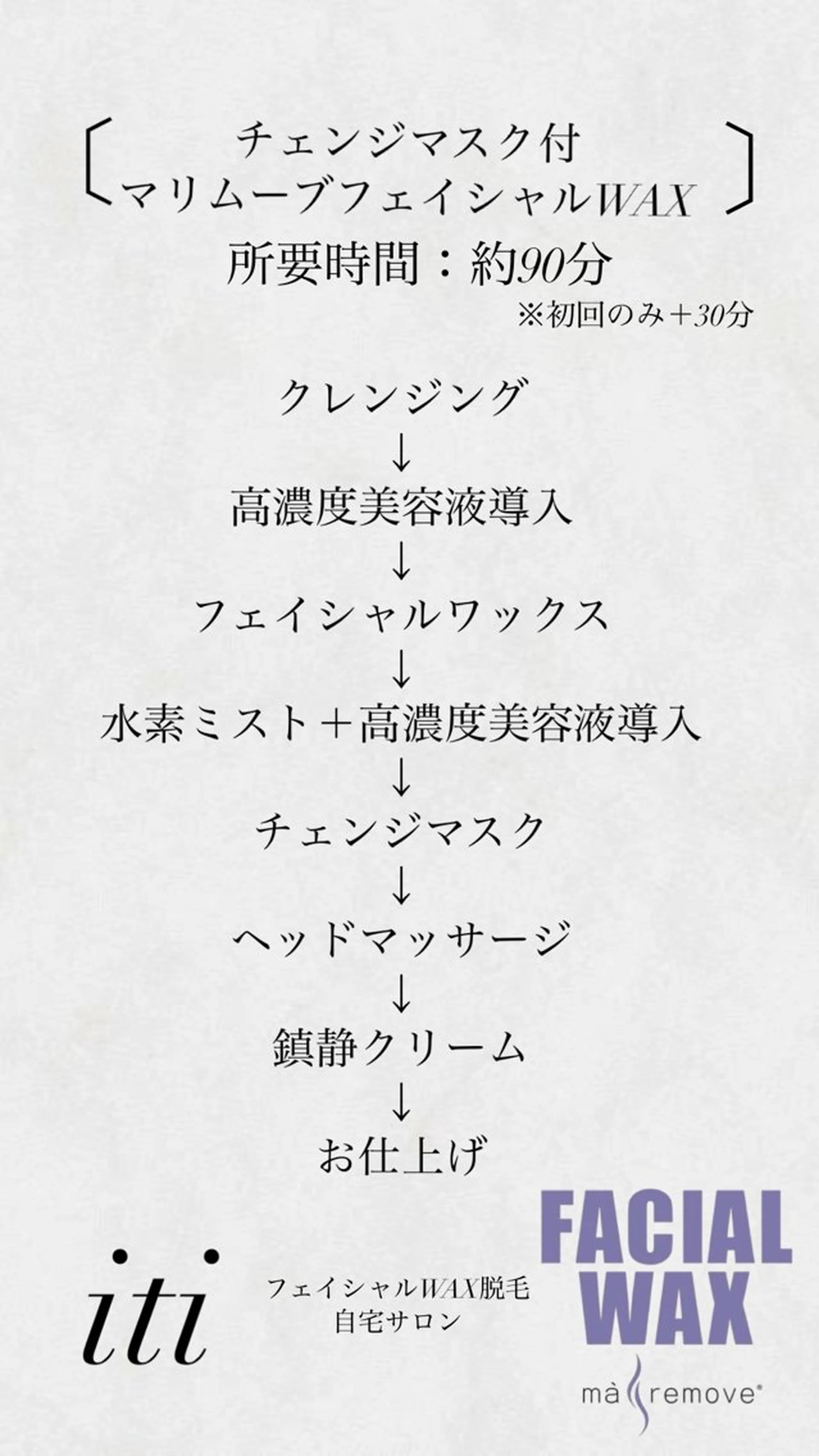 iti所属・iti 眉毛とワックス脱毛の眉毛・アイブロウイメージ