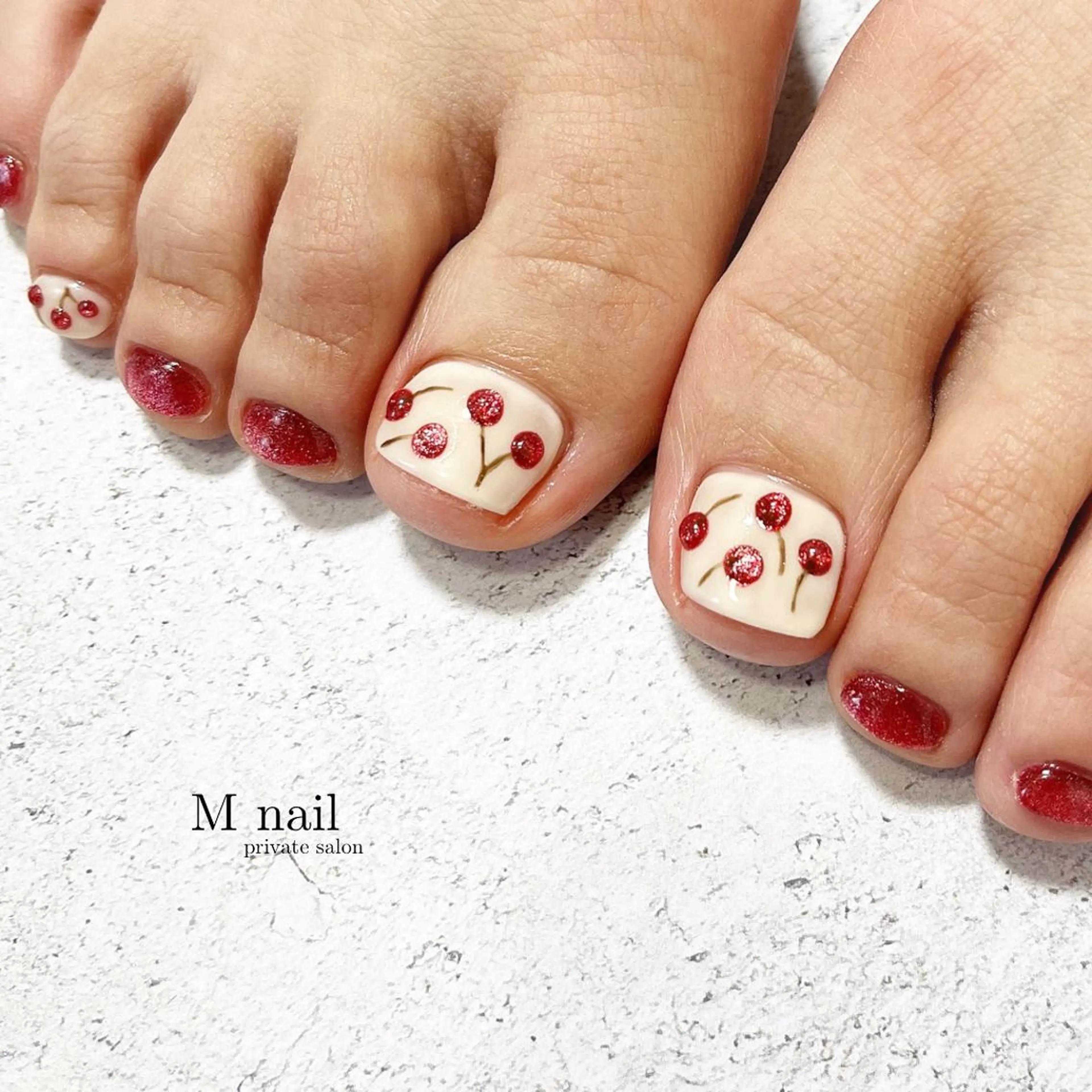 ネイル フットネイル M　nail所属・M nailのネイルデザイン