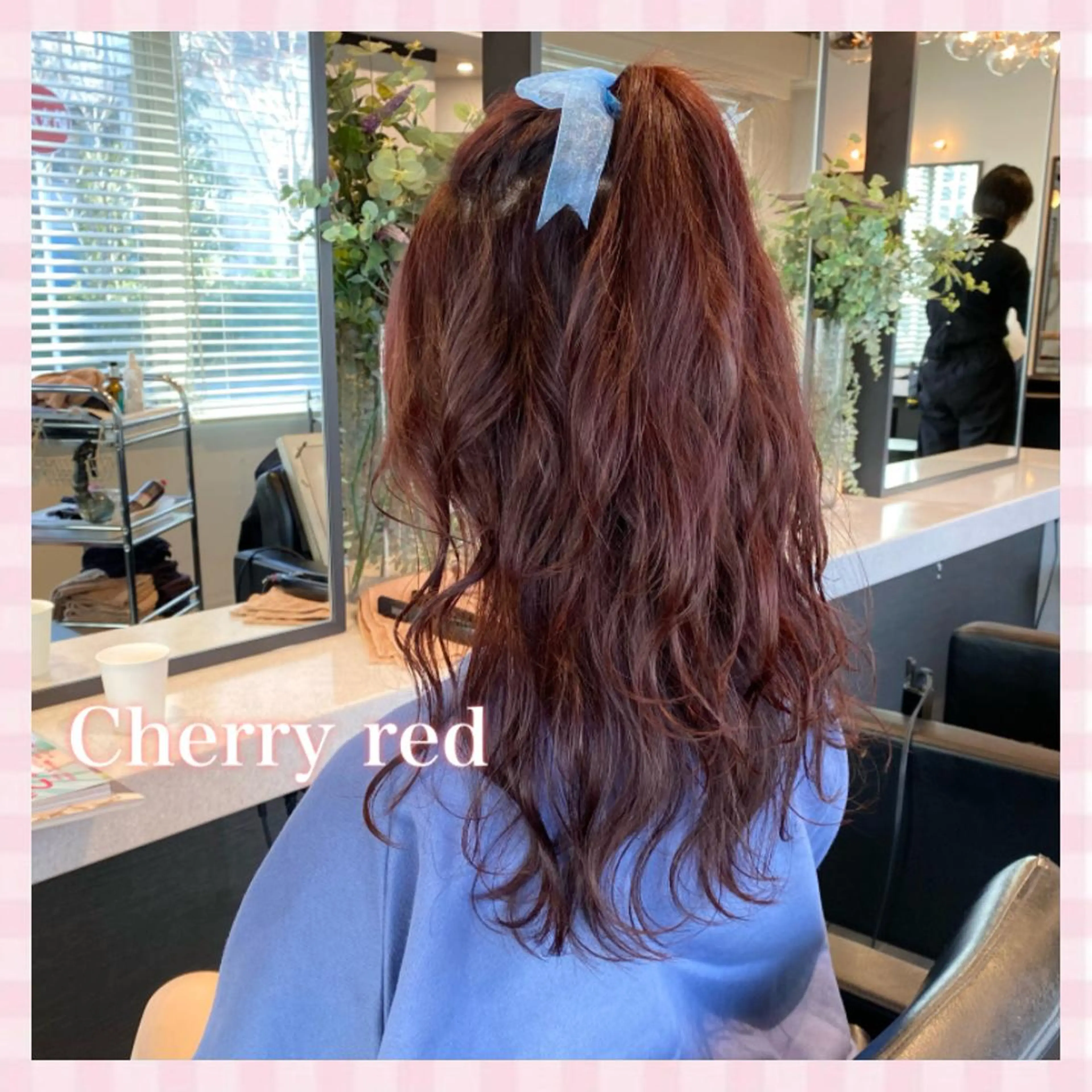 セミロング カラー ヘアアレンジ 💗ガーリーヘア🎀 saki💗のヘアスタイル
