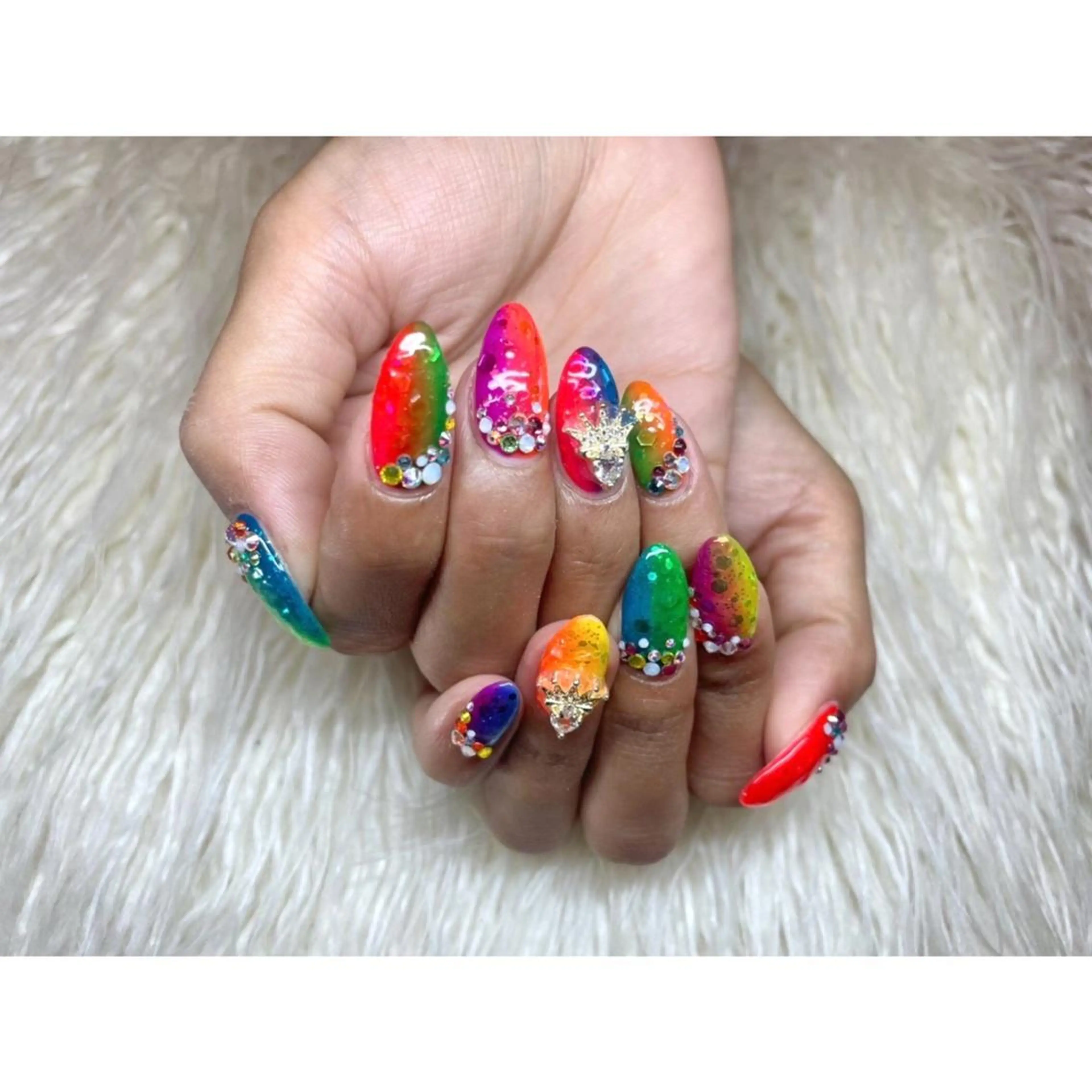 ネイル クリアネイル ラメ(グリッター) Nail salon LuaRのネイルデザイン