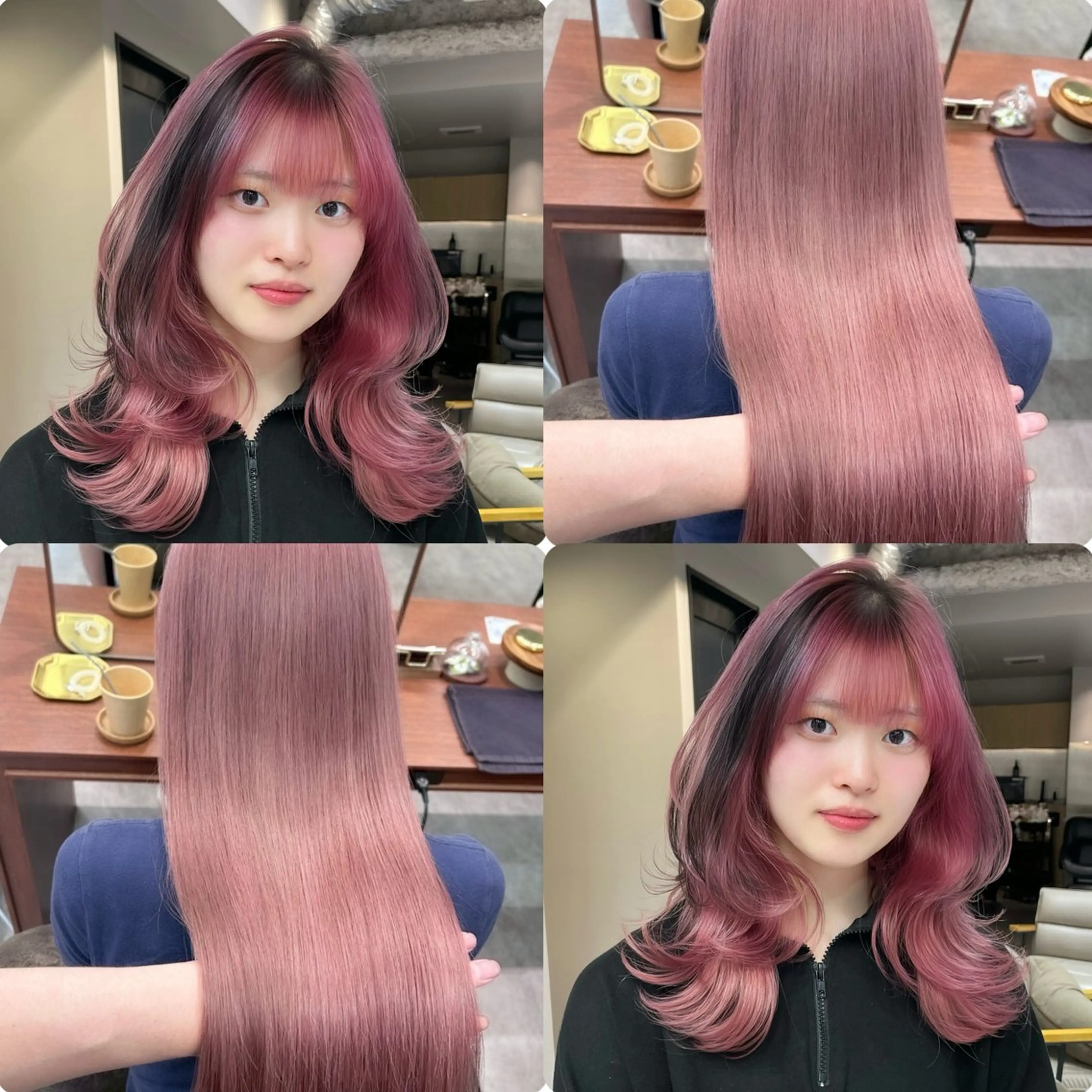 ミディアム カラー カット ヘアカラー トリートメント HACCH （ハッチ）所属・🪼ボブ/ハイトーン /髪質改善🪼のヘアスタイル