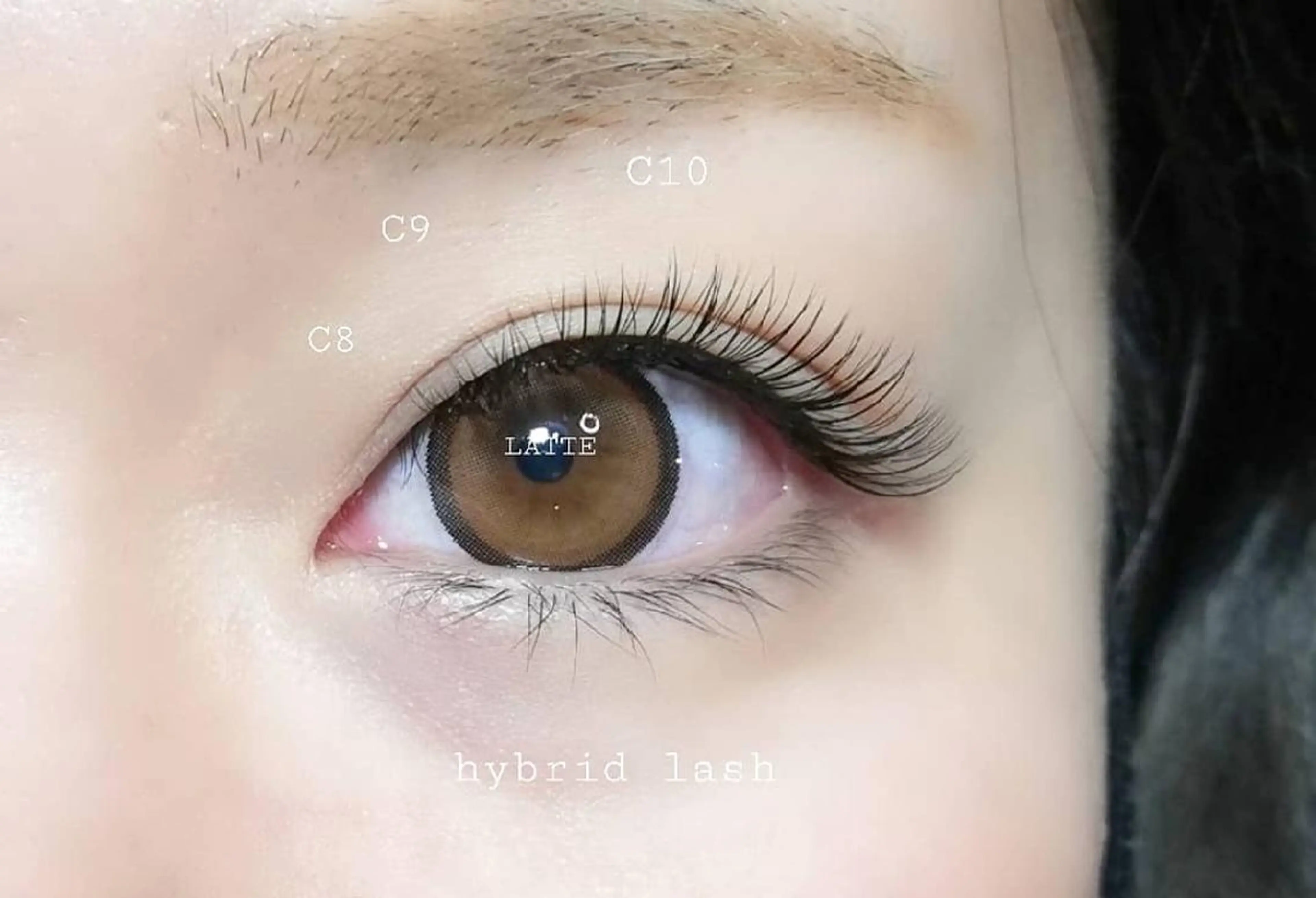 マツエク・マツパ LATTE マツエク&ハイパーナイフ所属・LATTE eyelashのマツエク・マツパデザイン