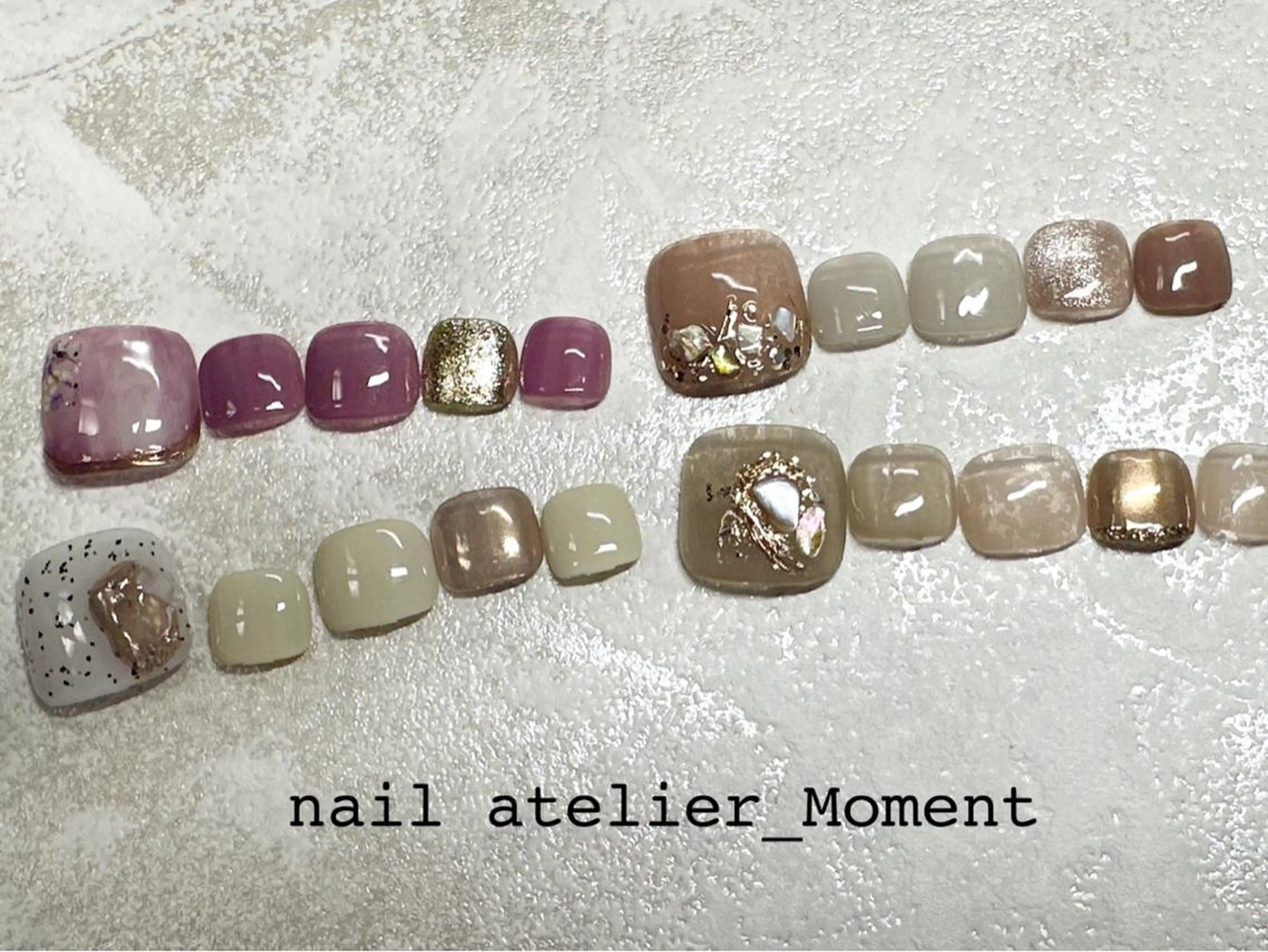 ネイル フットネイル nail atelier_Moment所属・nail Momentのネイルデザイン