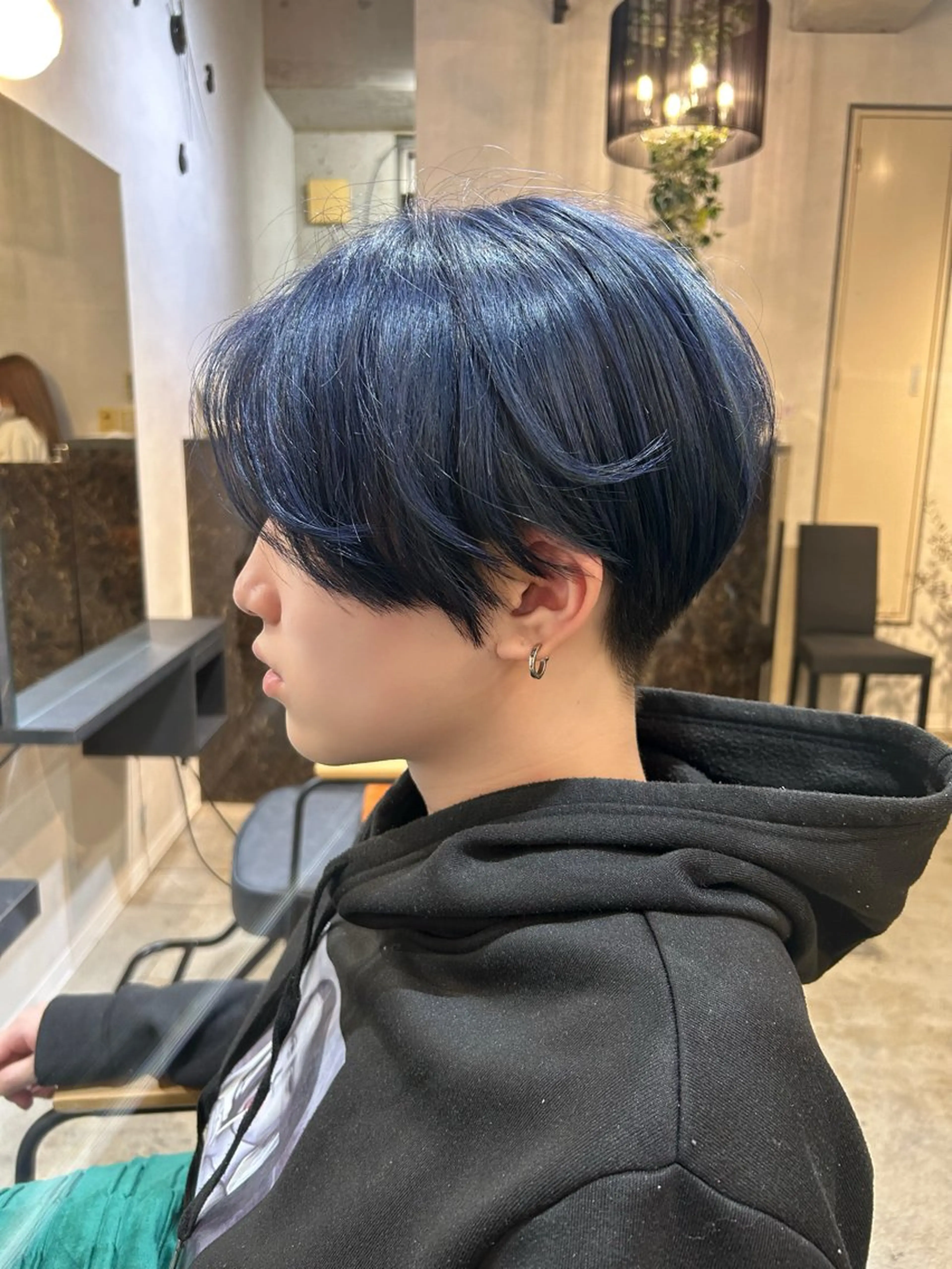 カラー ブリーチ ブルーカラー ヘアカラー olive for hair【オリーブフォーヘアー】所属・ブリーチ/ショート Takedaのヘアスタイル