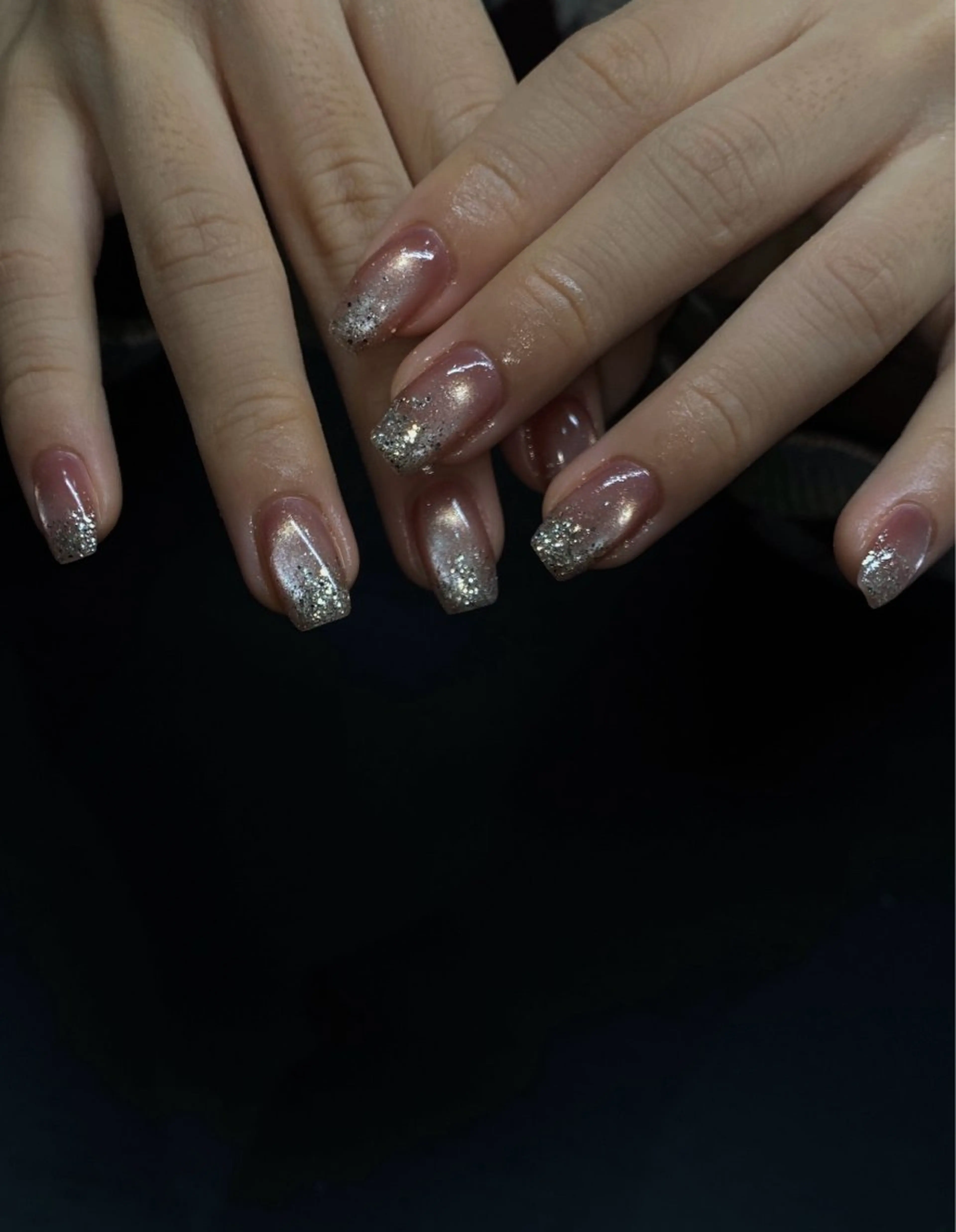 ネイル ラメ(グリッター) ハンドネイル ハンドケア NILATE所属・渡邉 あいのネイルデザイン