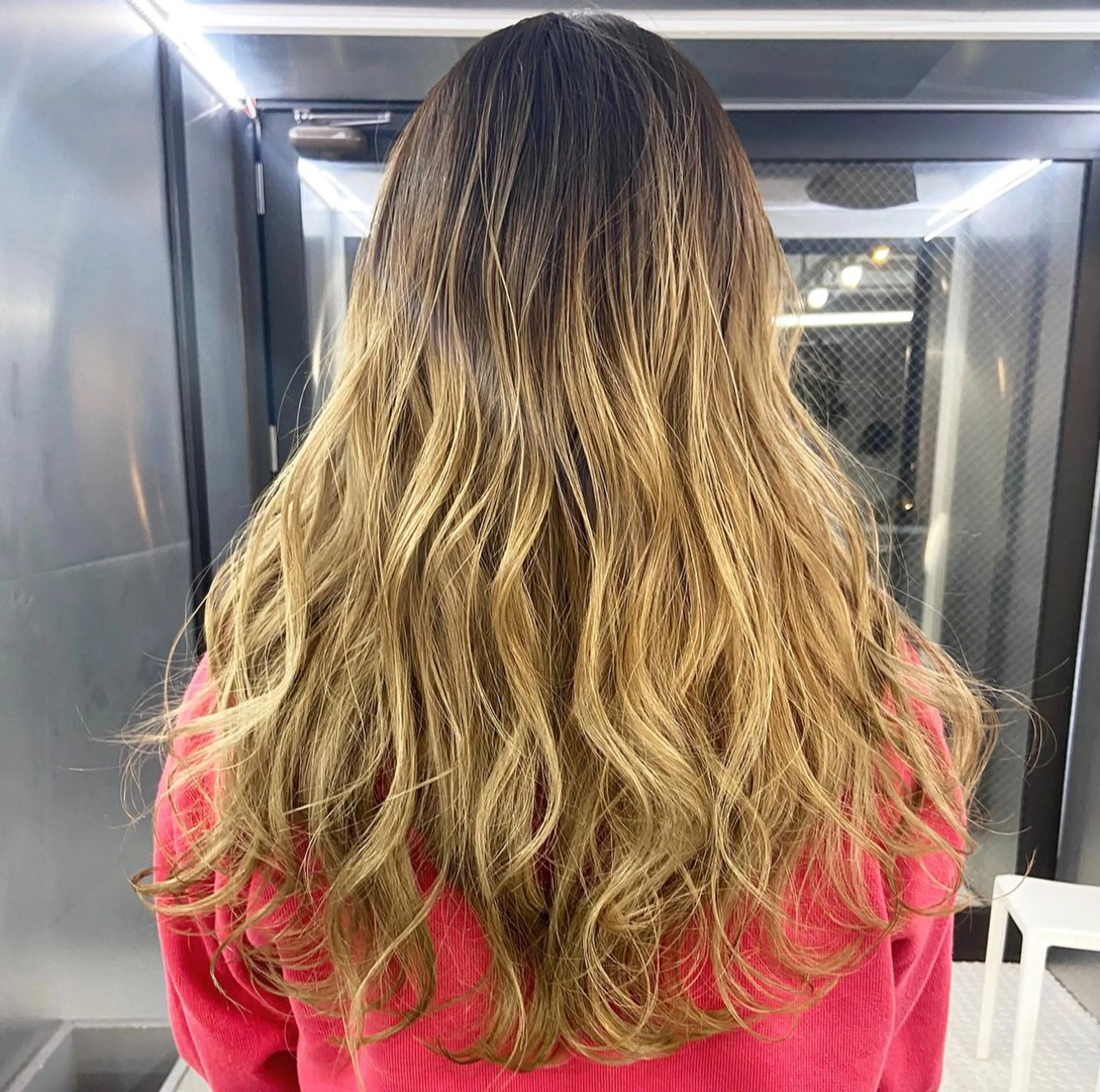 セミロング カラー ヘアアレンジ ハイトーン/美髪矯正 🍃大江拓実のヘアスタイル