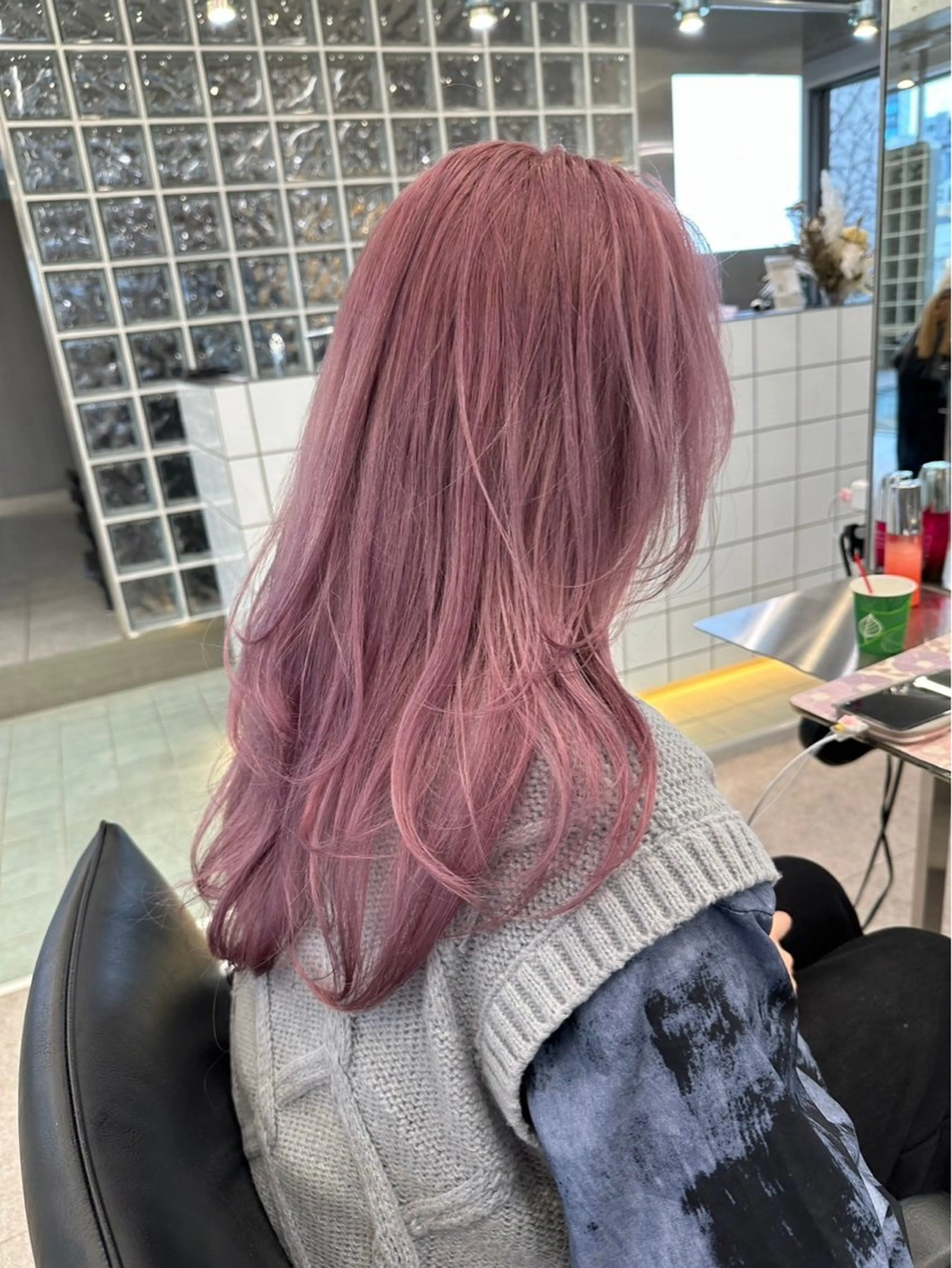 セミロング カラー ヘアアレンジ ヘアカラー ALBUM GINZA所属・❣️ショート特化❣️ 🎀モモカ🎀のヘアスタイル