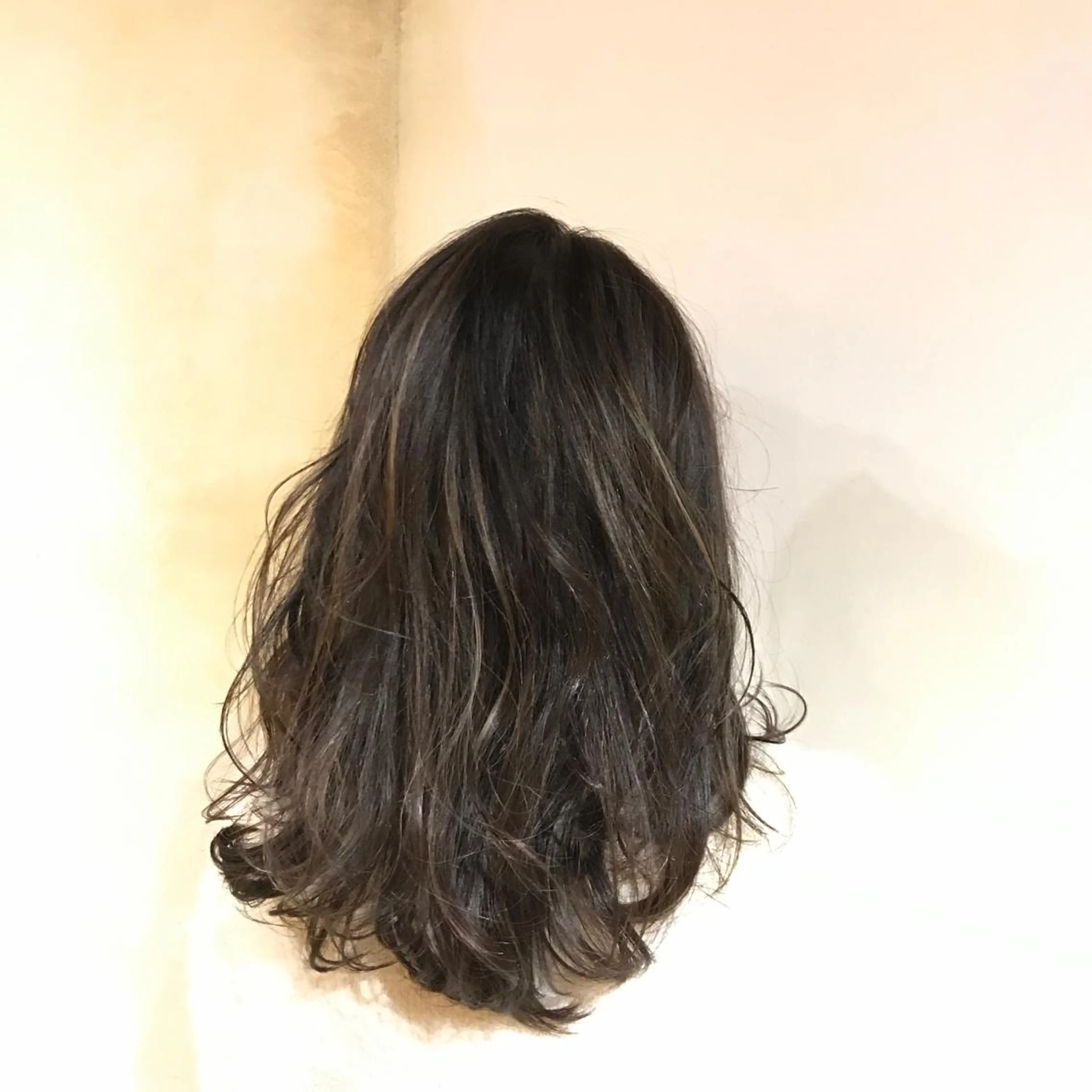 セミロング ハイライト こう ちゃんのヘアスタイル