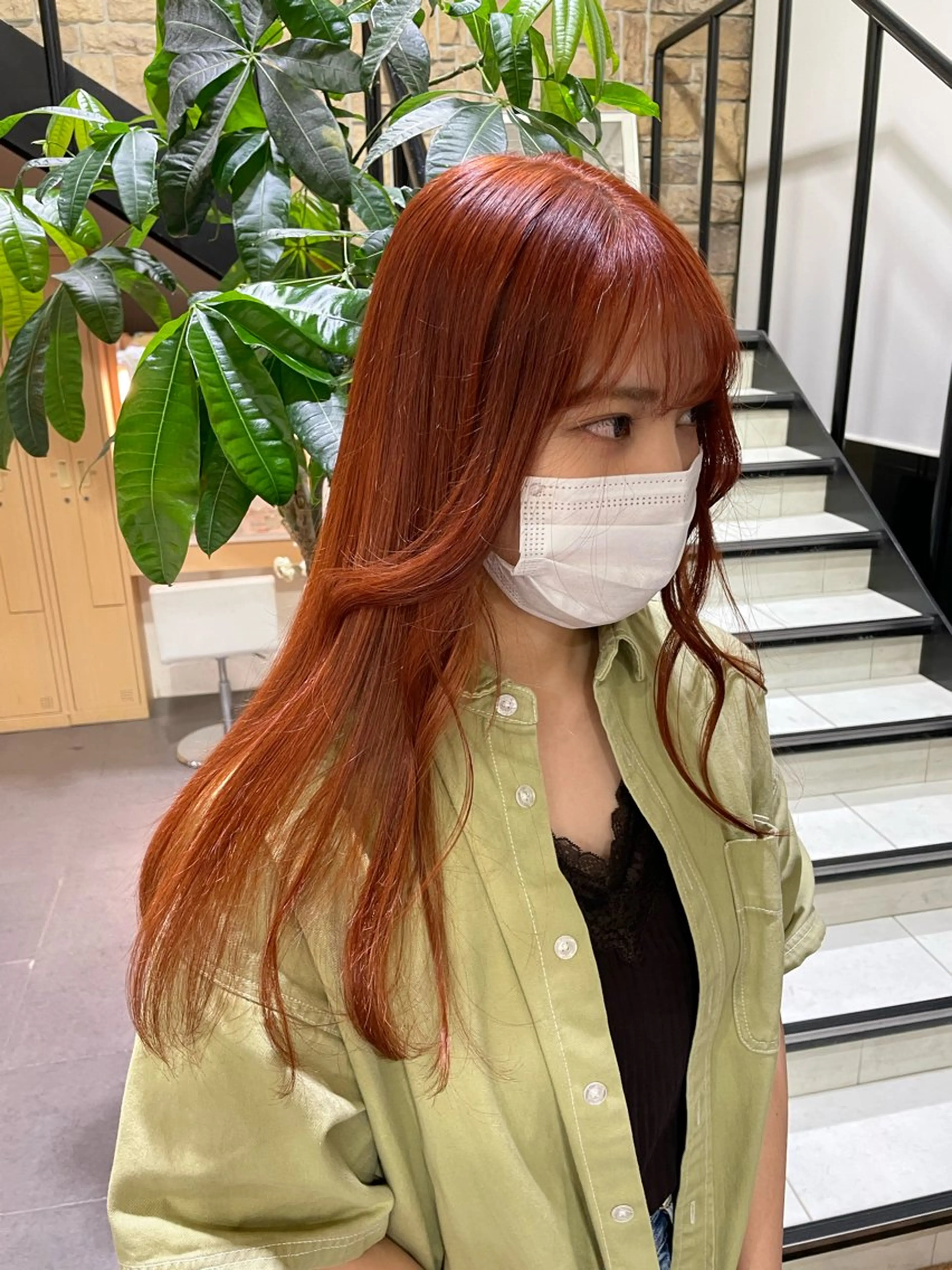 ロング ヘアカラー トリートメント hair＆eye 🫧ྀི/栞のヘアスタイル