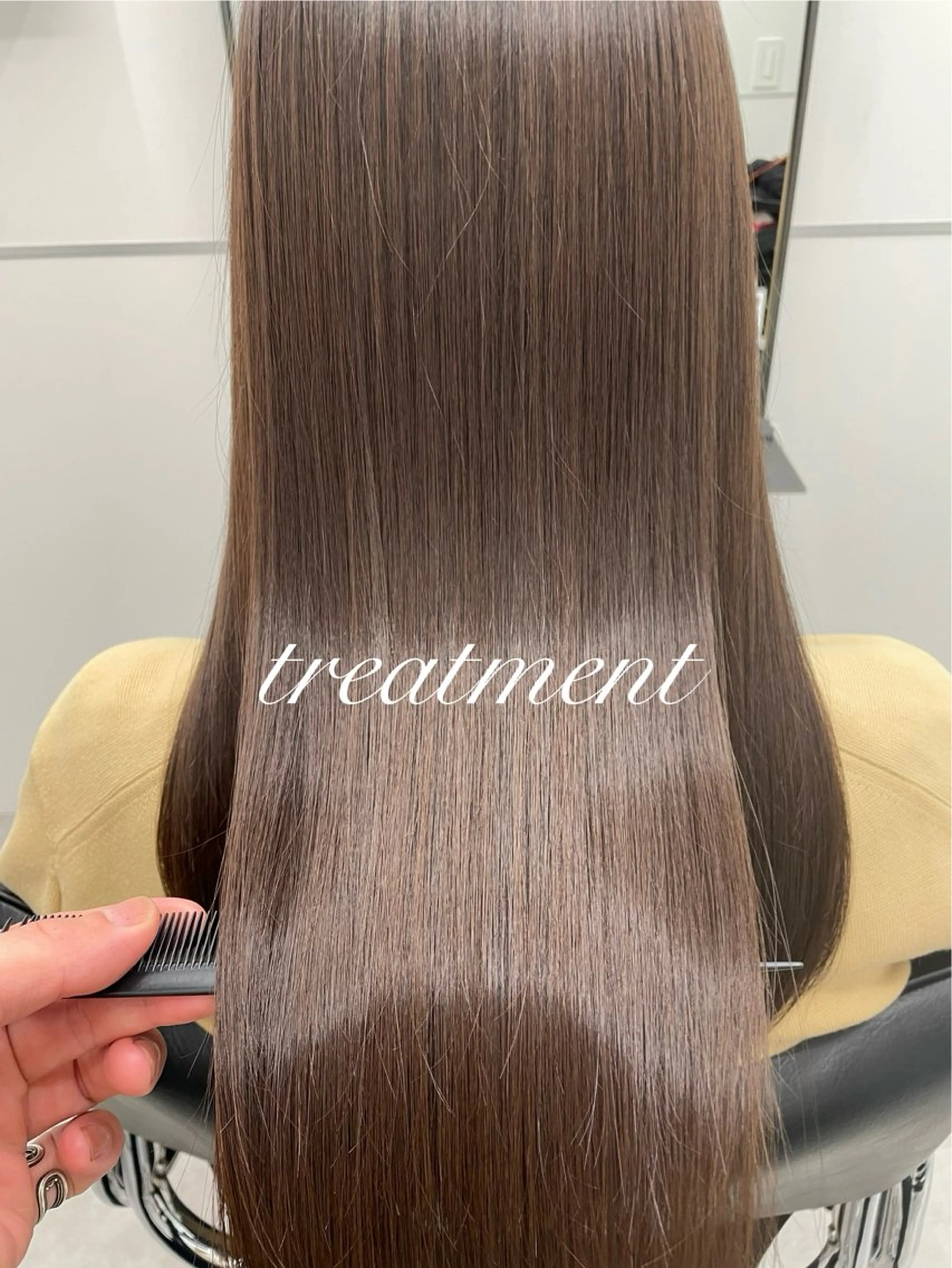 ロング カラー カット トリートメント 💗艶々💗極潤カラ ー⭐️AYAKIのヘアスタイル
