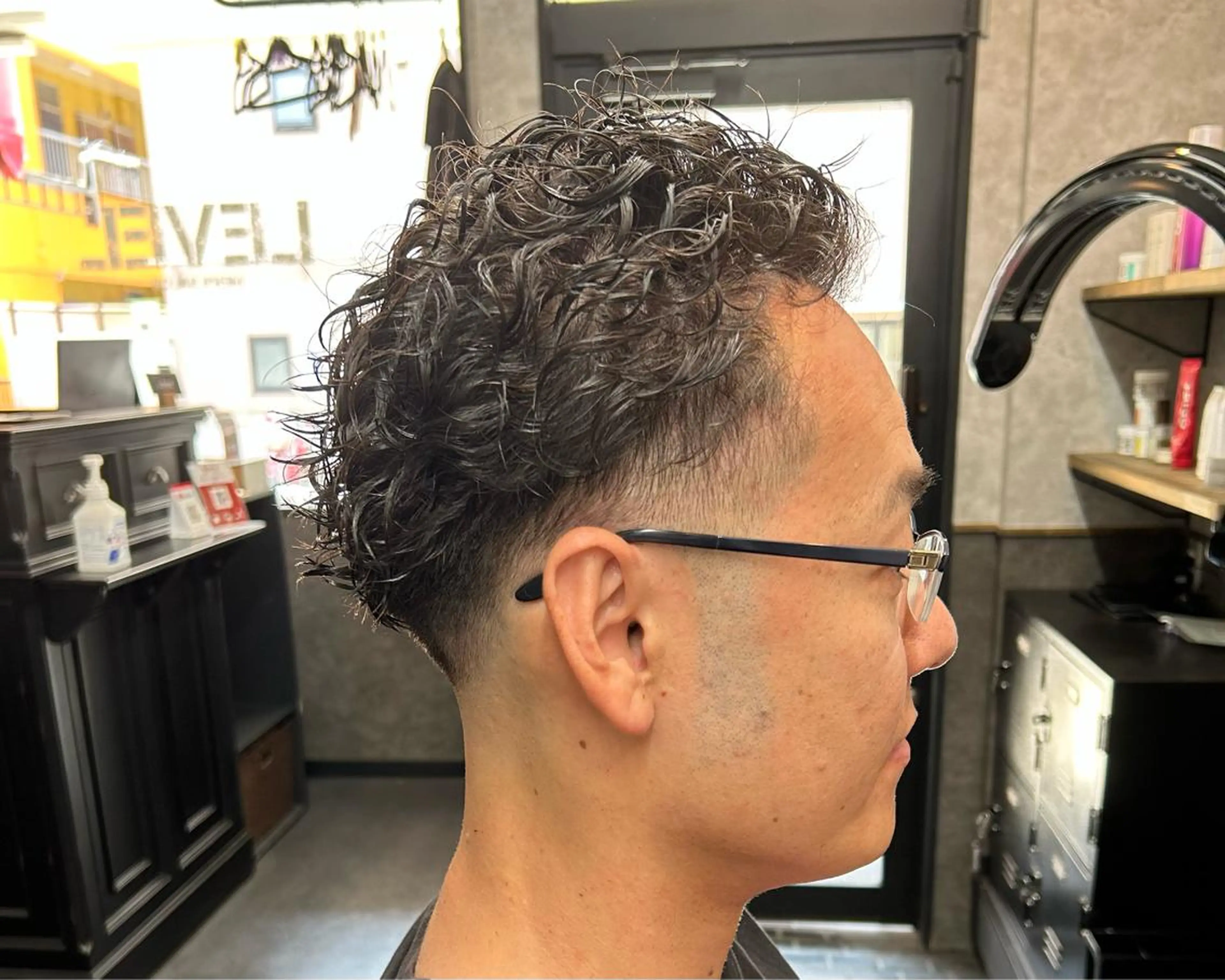 ショート パーマ メンズ 大和田 玲円/メンズ専門のヘアスタイル