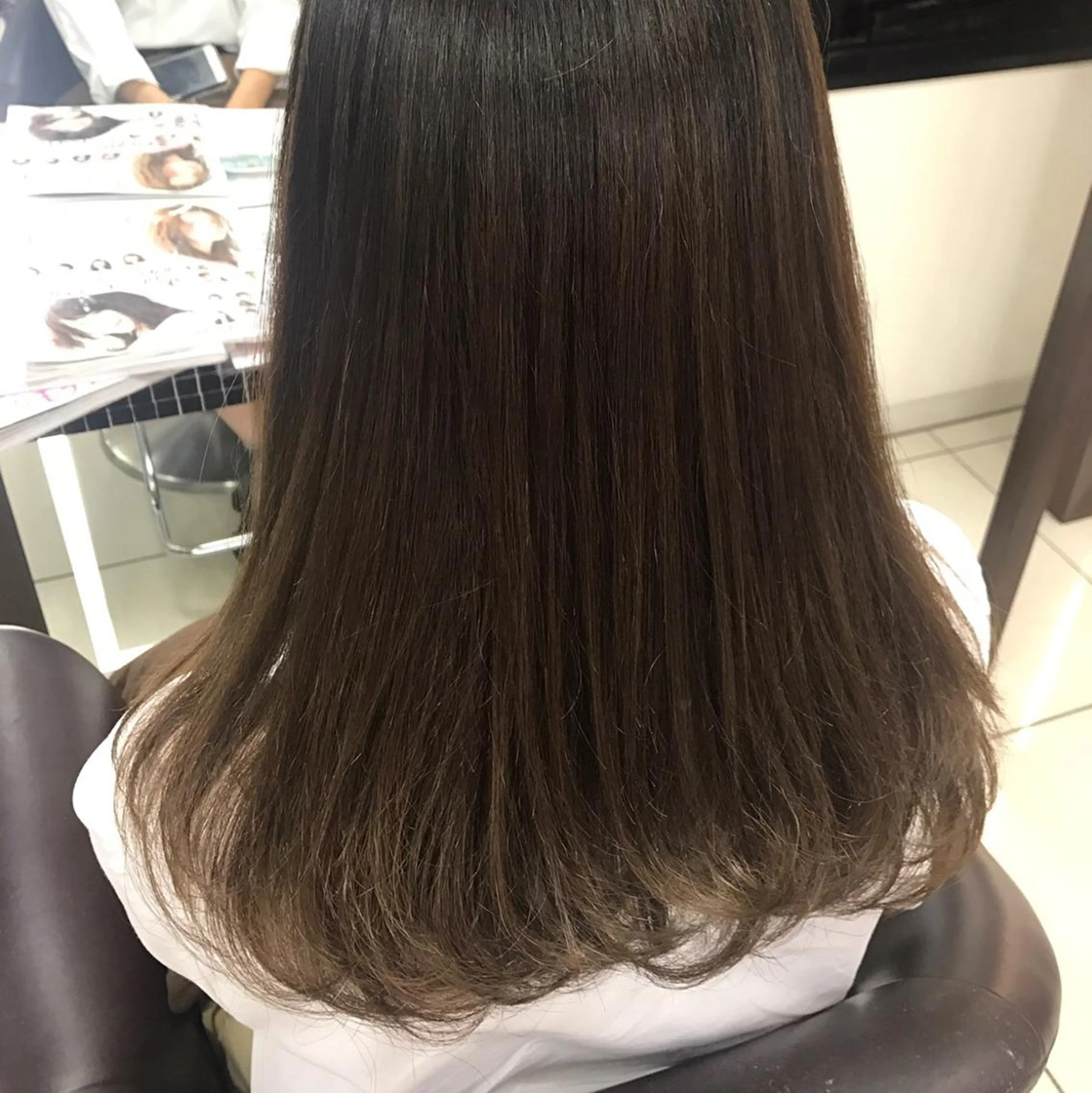 セミロング ママ美容師まつげ 🤍まき🤍のヘアスタイル