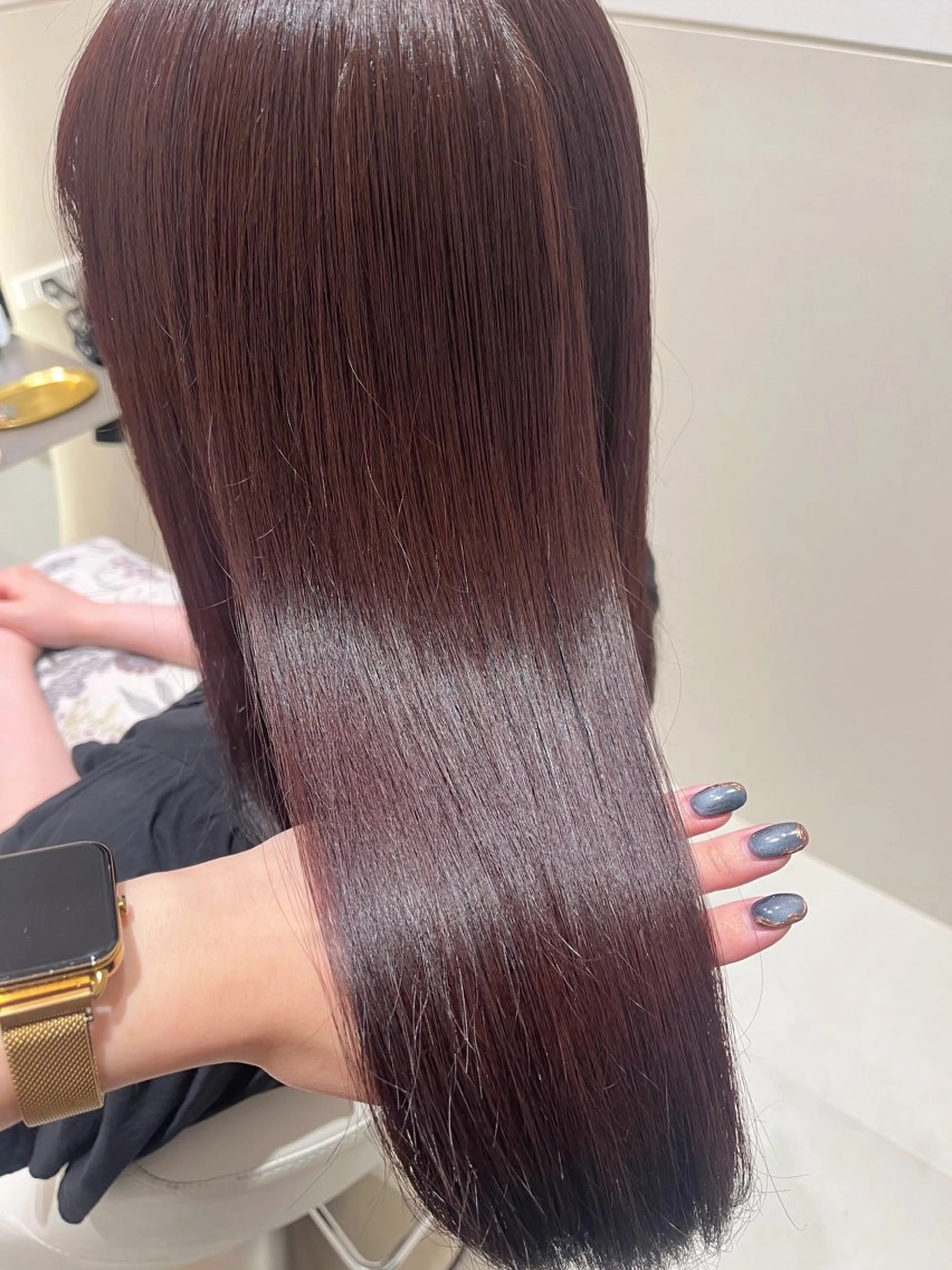 ロング カラー カット ヘアカラー トリートメント SALOWIN京都河原町suite店所属・うる艶カラー／ 髪質改善／arisaのヘアスタイル