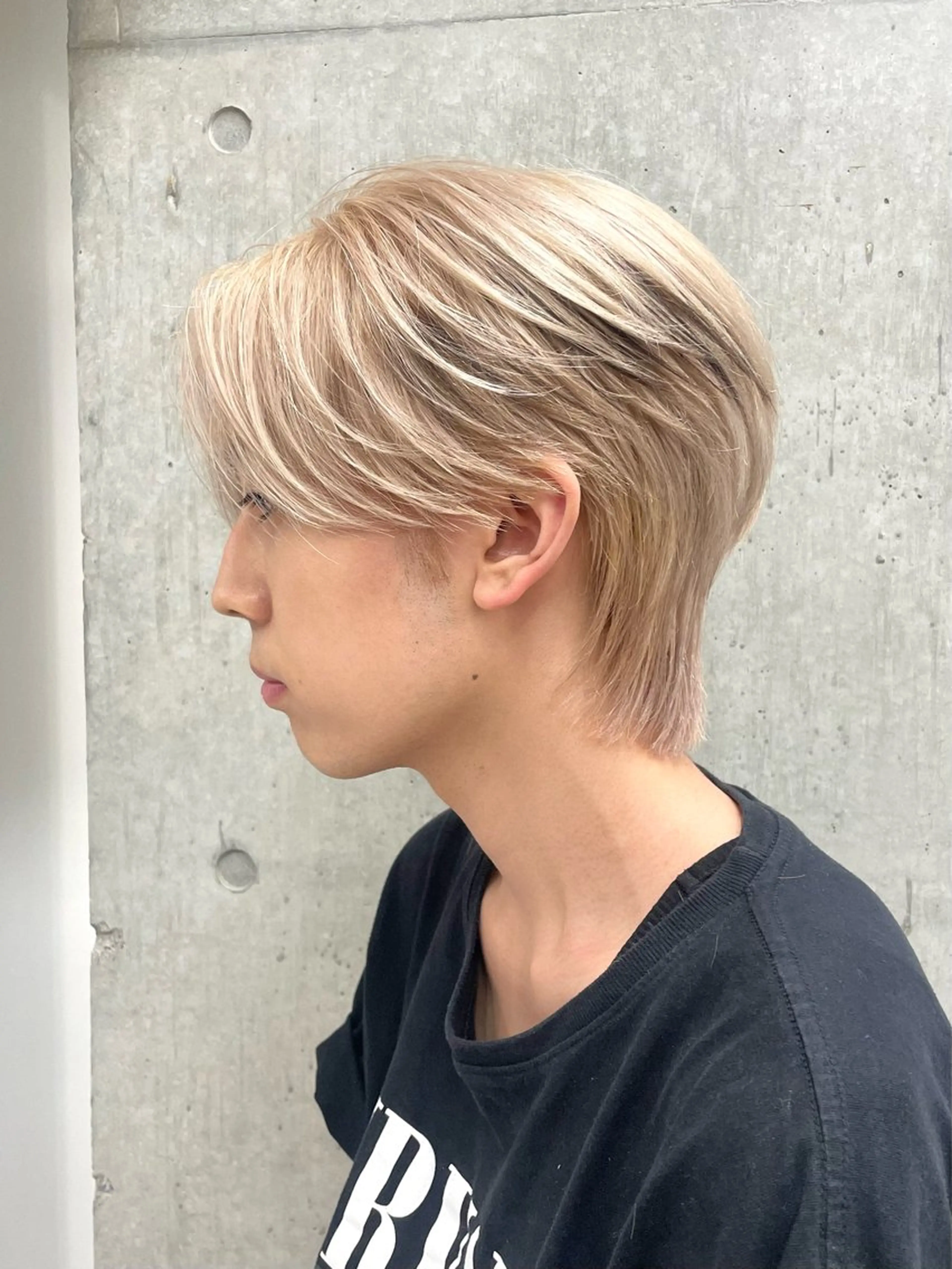ショート カラー メンズ cinq所属・ハイライトカラー ❤︎hirokoのヘアスタイル