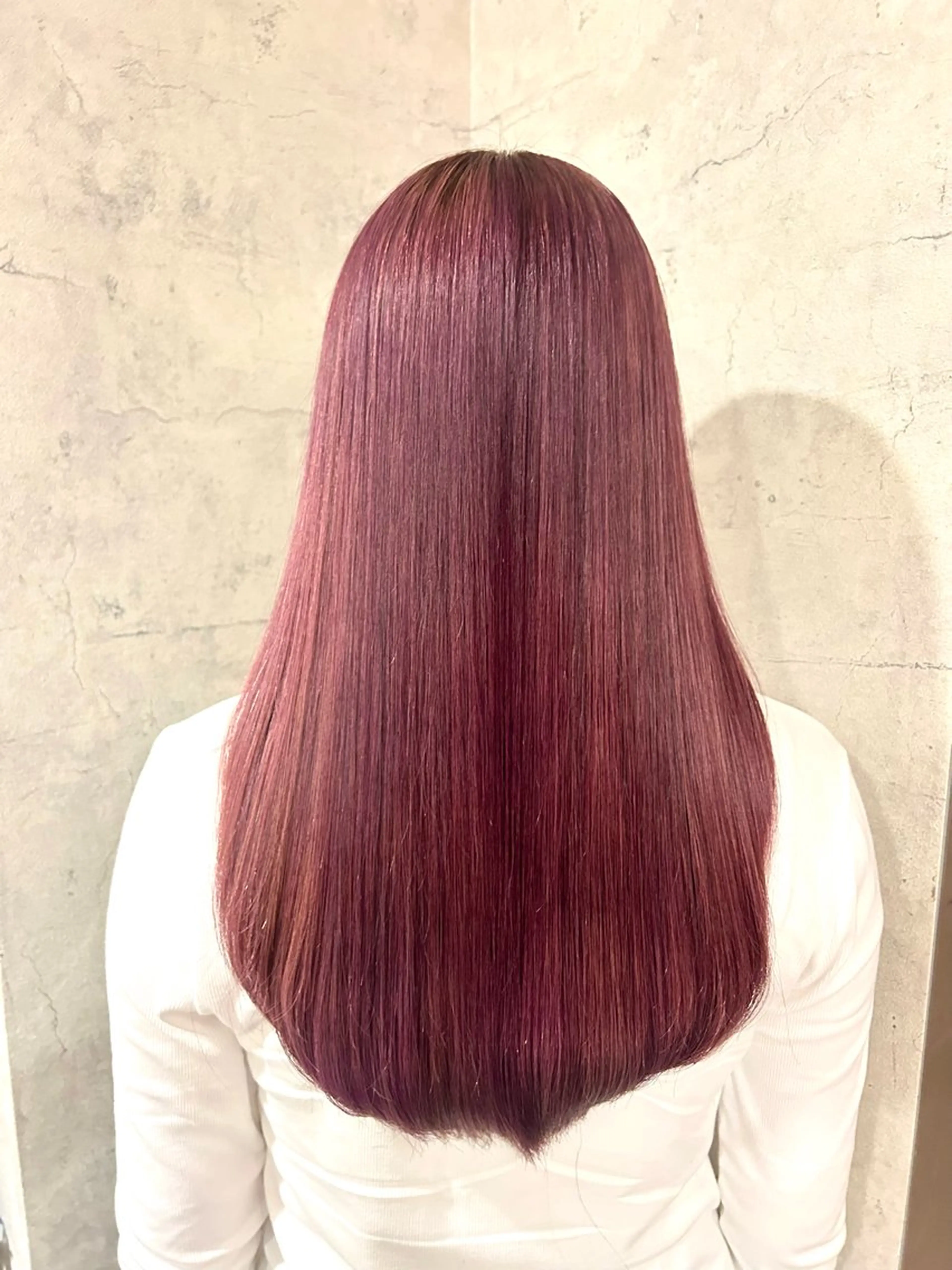 セミロング カラー ラベンダーカラー ピンクカラー ピンクラベンダー カット ヘアカラー トリートメント パーソナルカラー 診断🍀マリンのヘアスタイル
