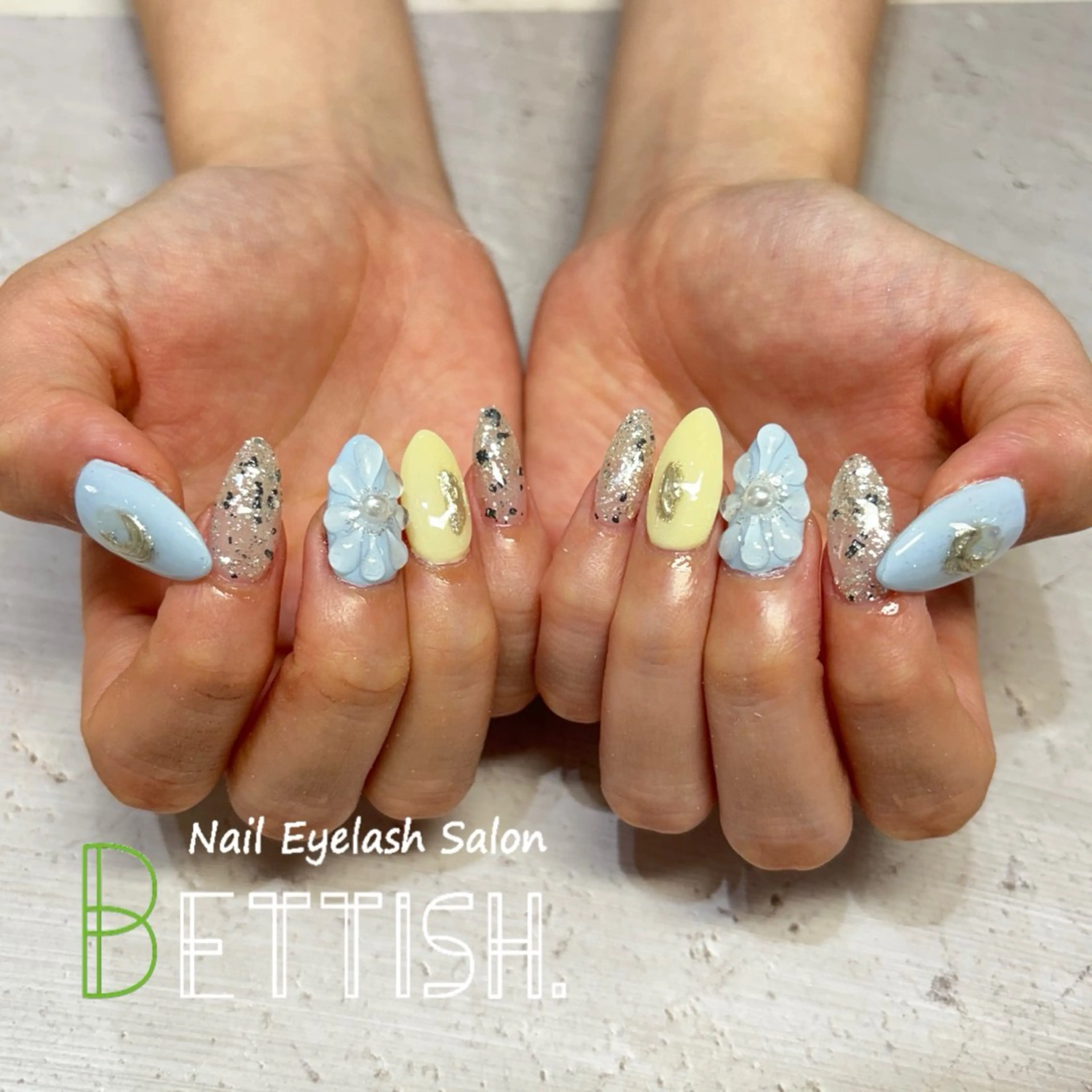 ネイル 長さ出し ハンドネイル BETTISH SERIのネイルデザイン