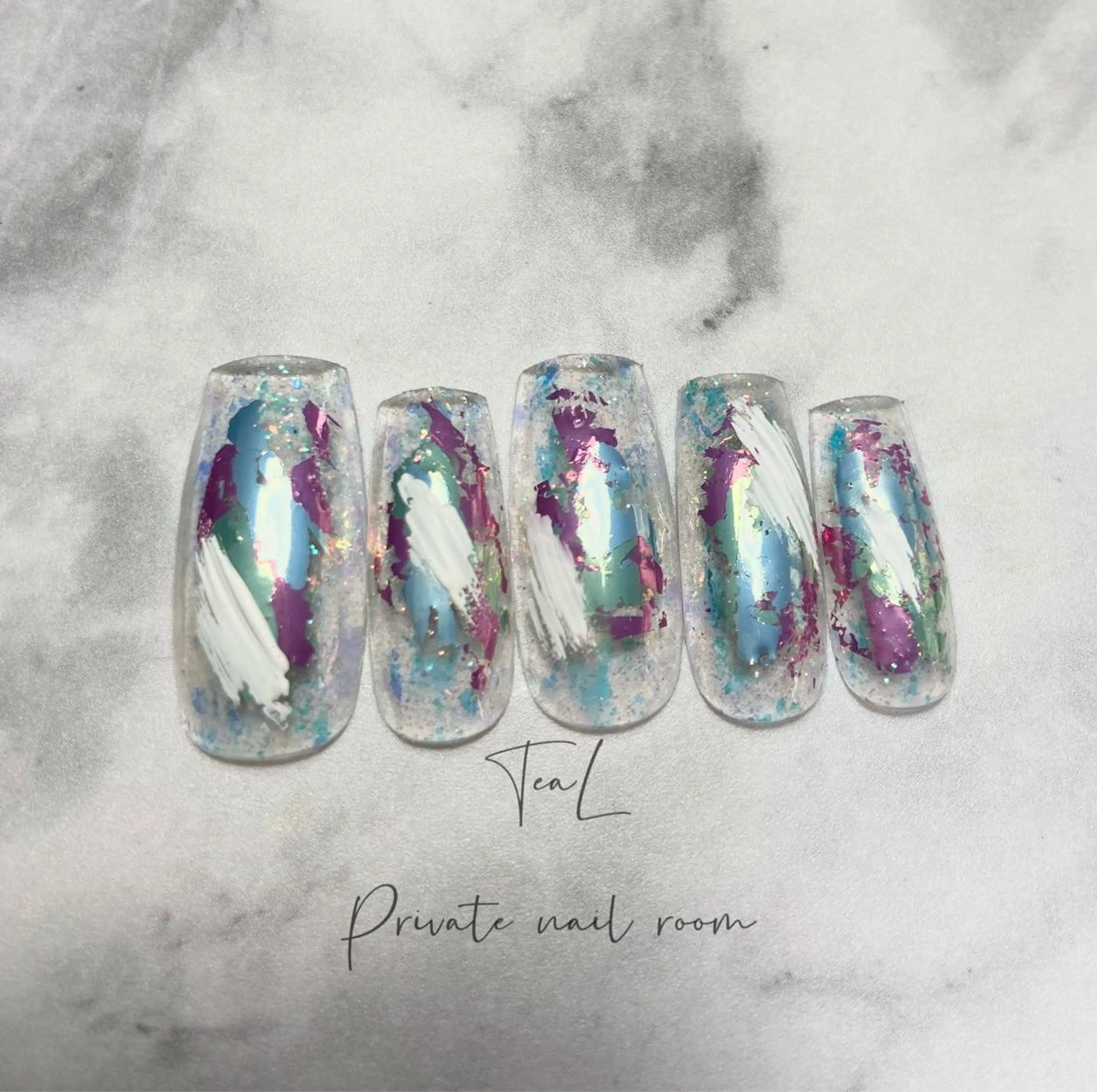 ネイル ハンドネイル TeaL nailのネイルデザイン