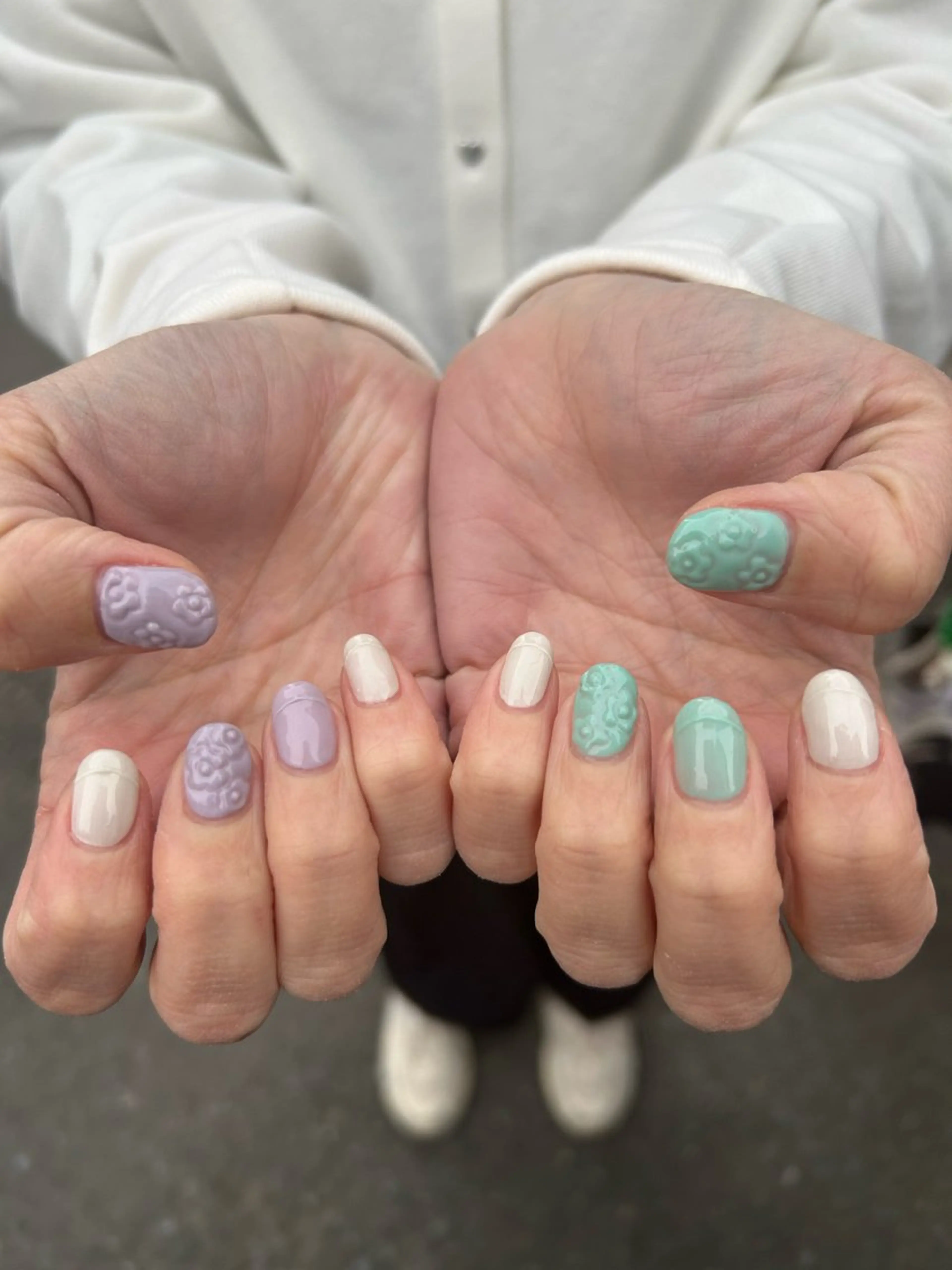 ネイル アートネイル ハンドネイル Mani cafe nailのネイルデザイン