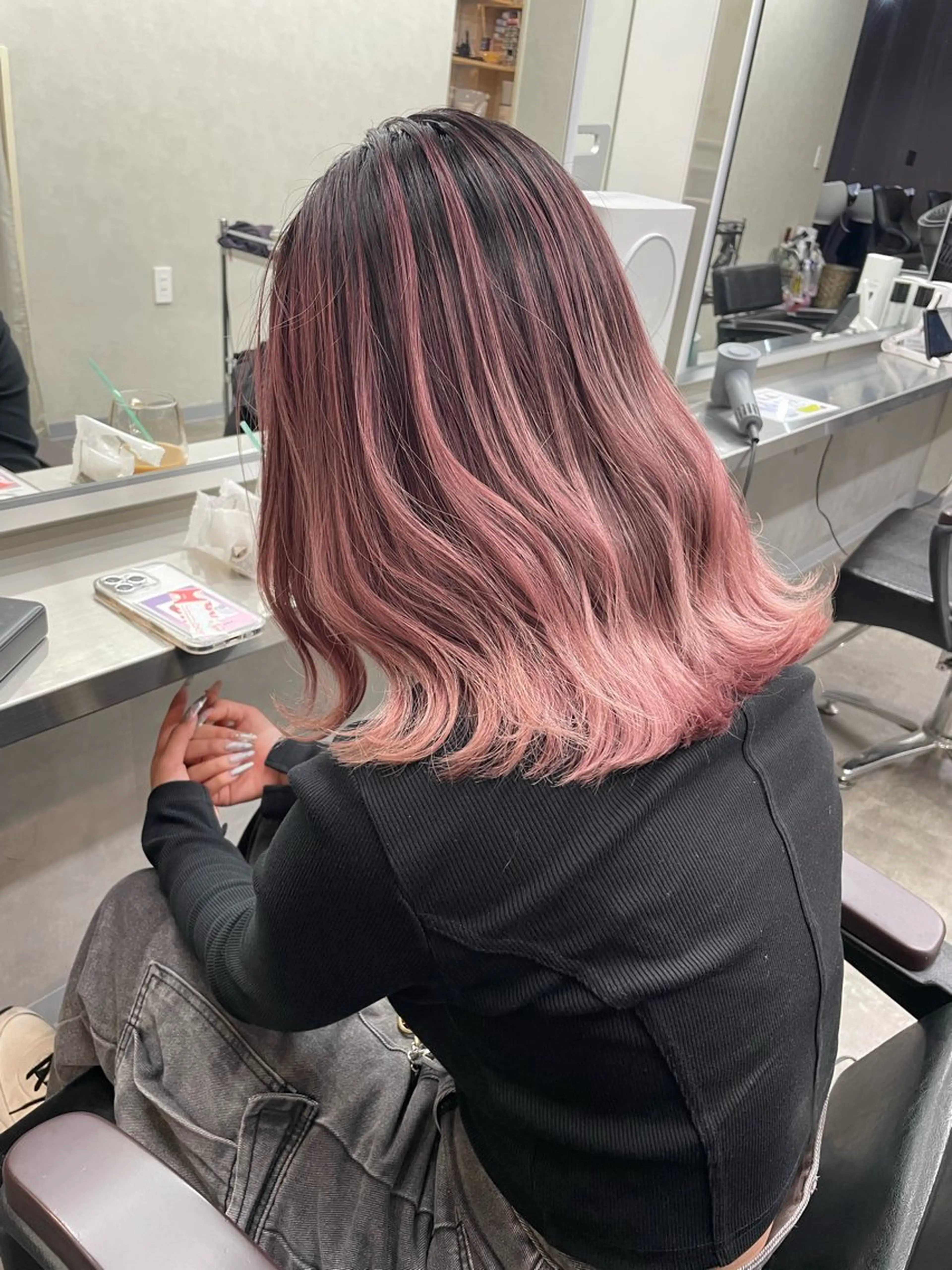 ミディアム ヘアカラー カラーリスト Maiのヘアスタイル