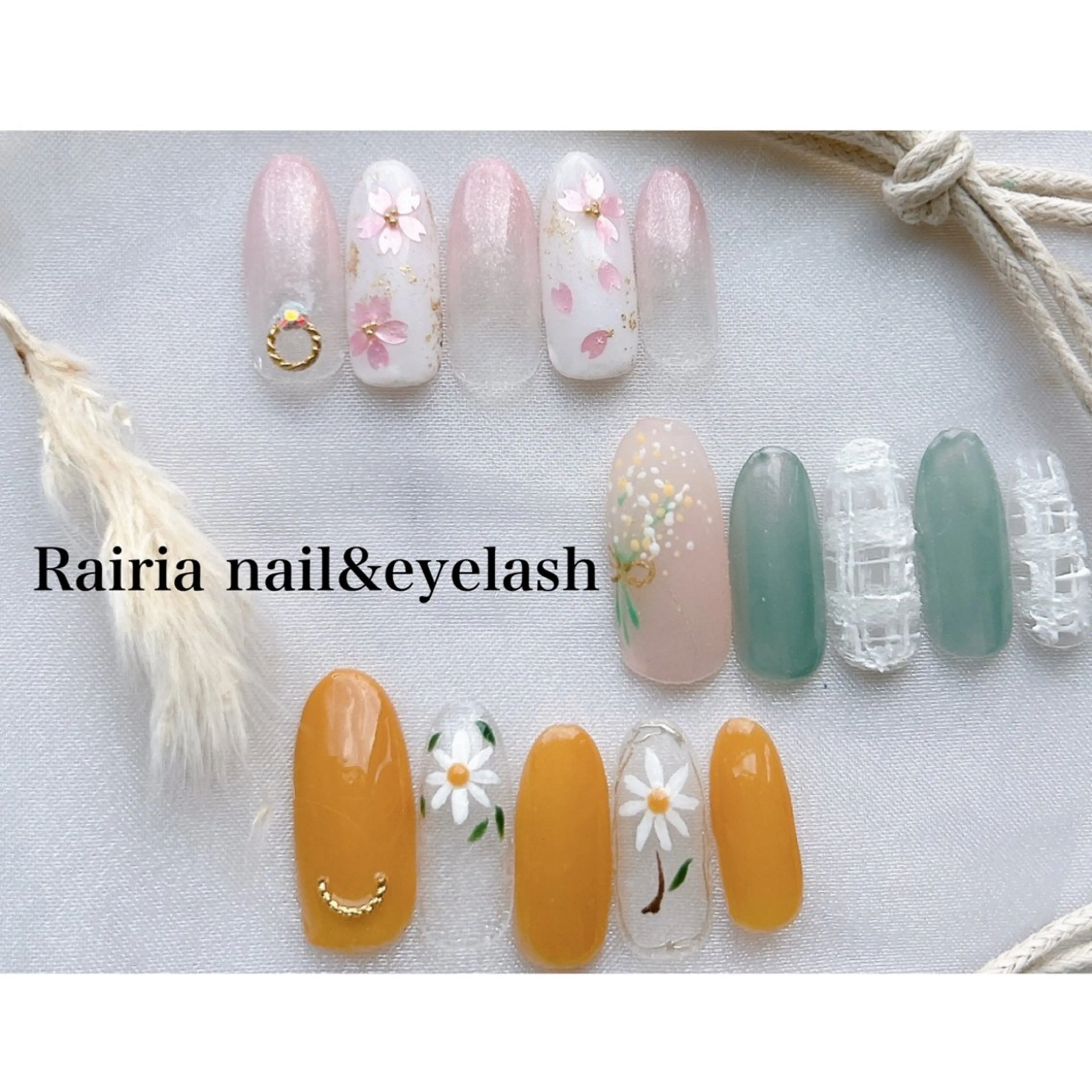 ネイル 持ち込み ハンドネイル Rairianail 小岩店のネイルデザイン