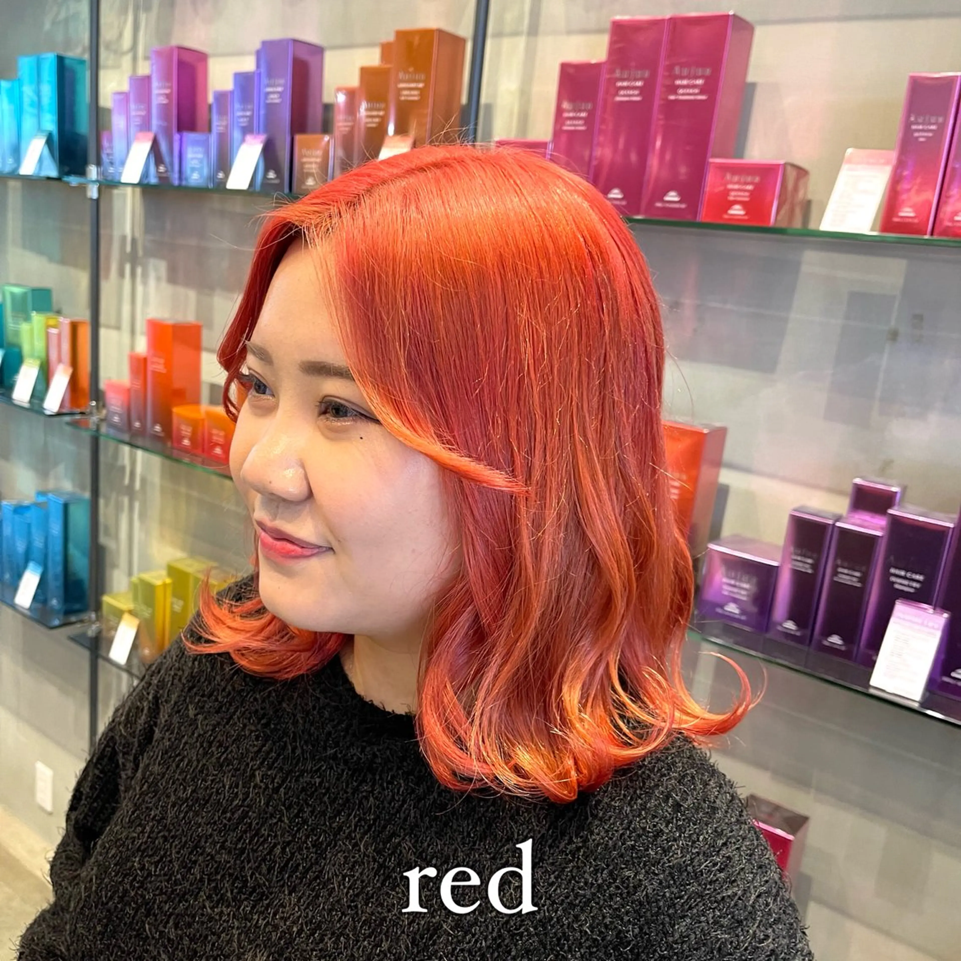 ロング カラー カット ヘアカラー トリートメント ✨縮毛矯正　韓国ヘア レイヤー✨大濱快斗のヘアスタイル