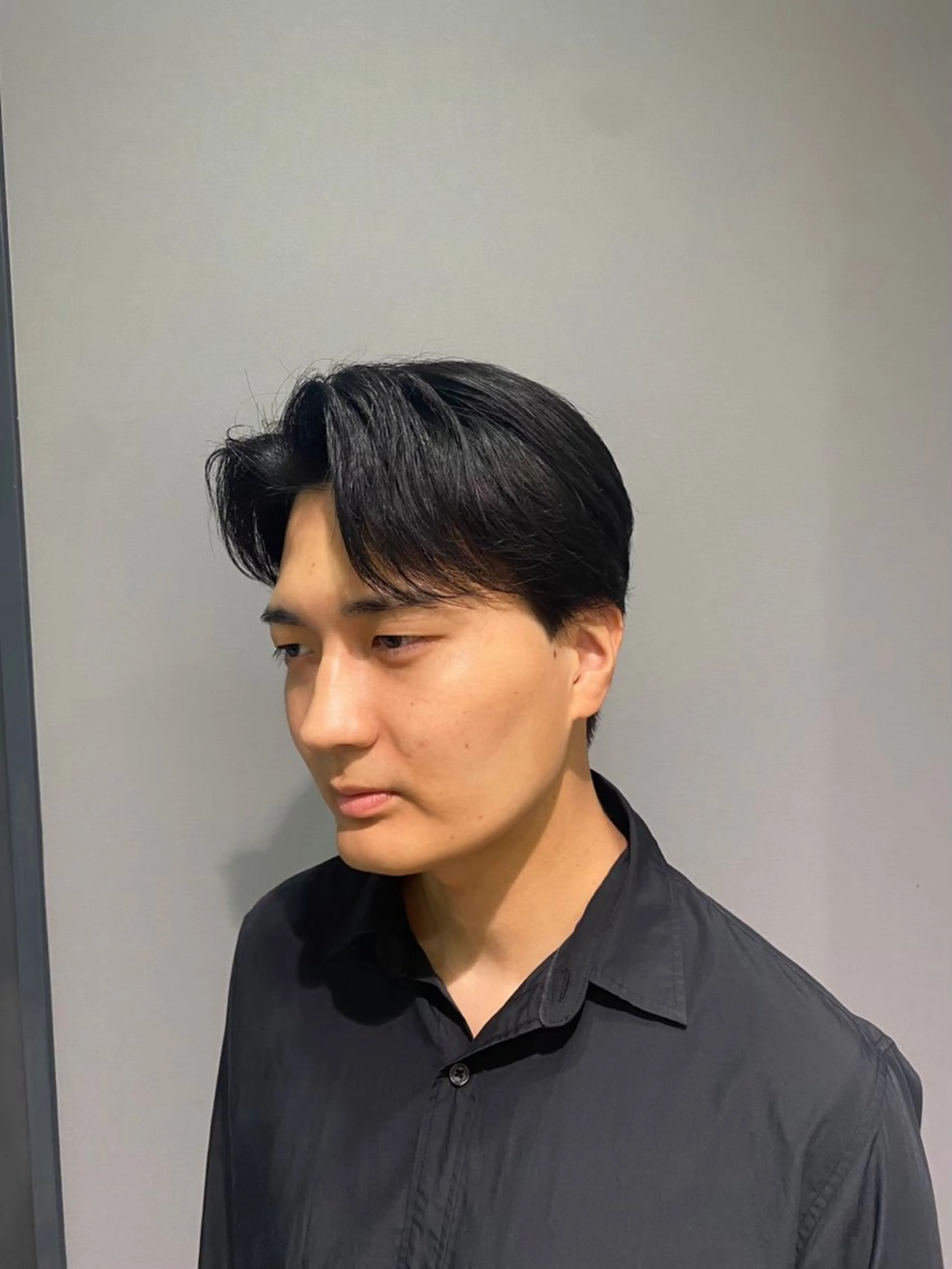 メンズカット✨️センターパート刈り上げ無し💎の写真