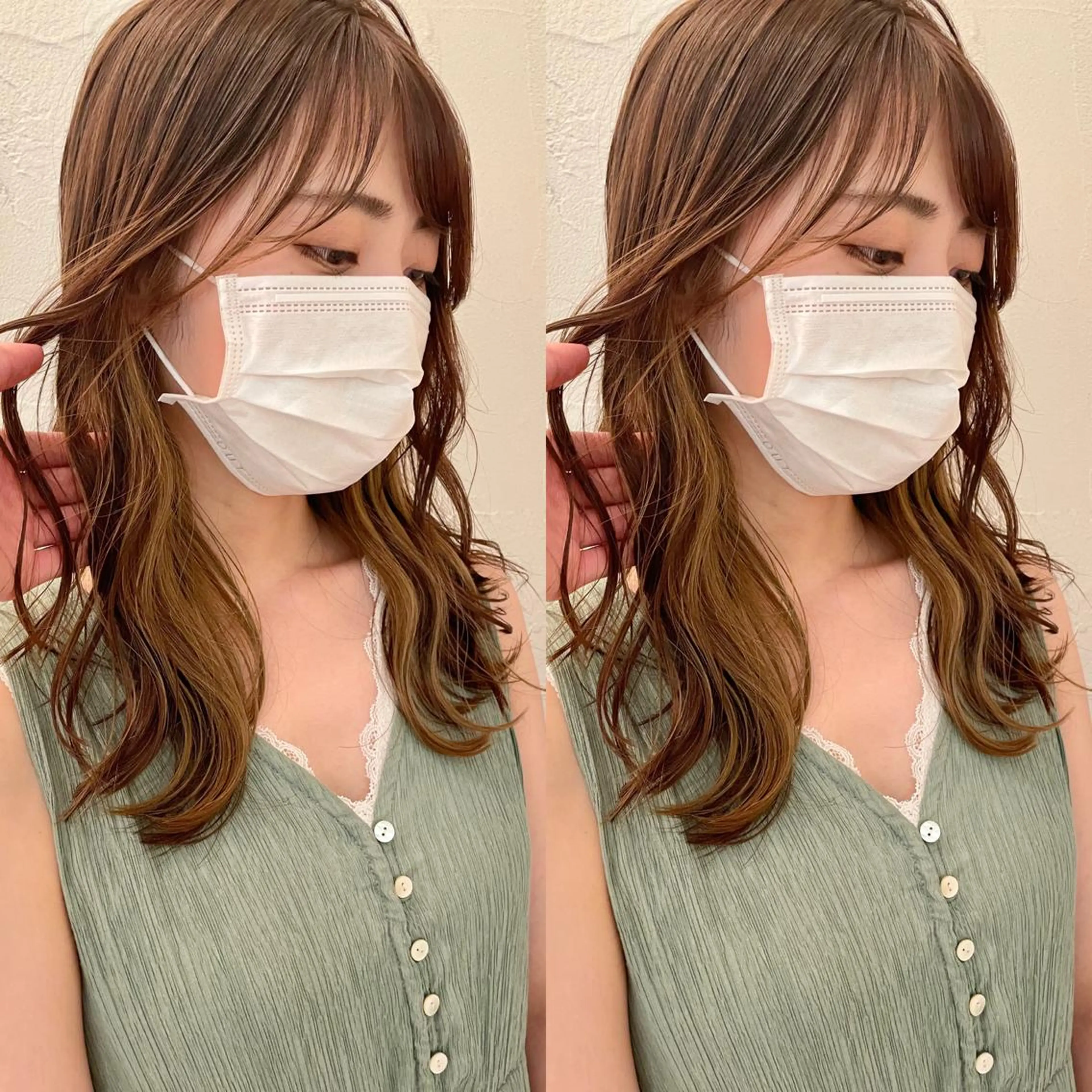 ロング 大人上品な ハイライト🪄イワヤのヘアスタイル