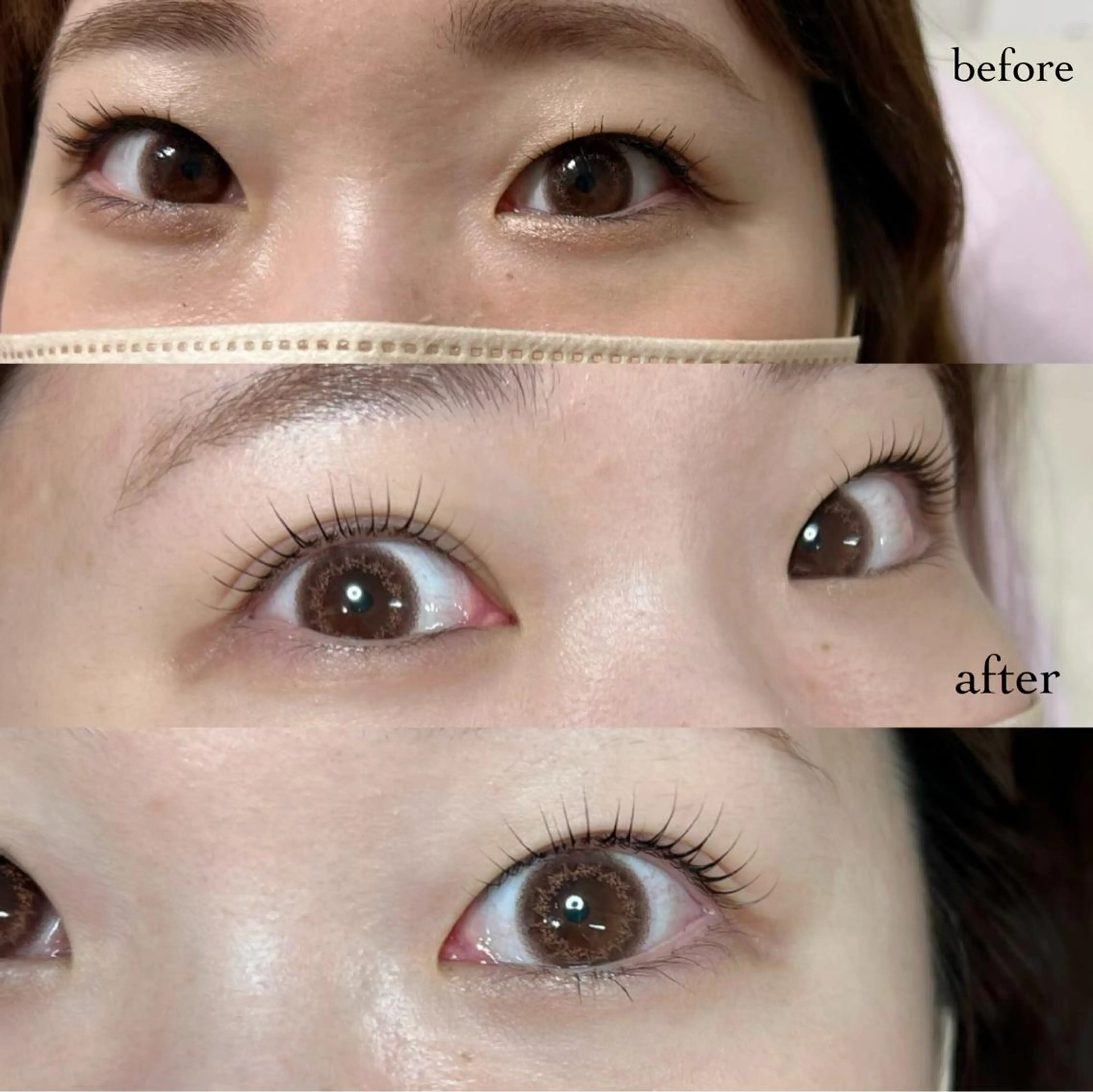 マツエク・マツパ ワンホン＆パリジェン アンドヘルシー＆下のマツエク・マツパデザイン